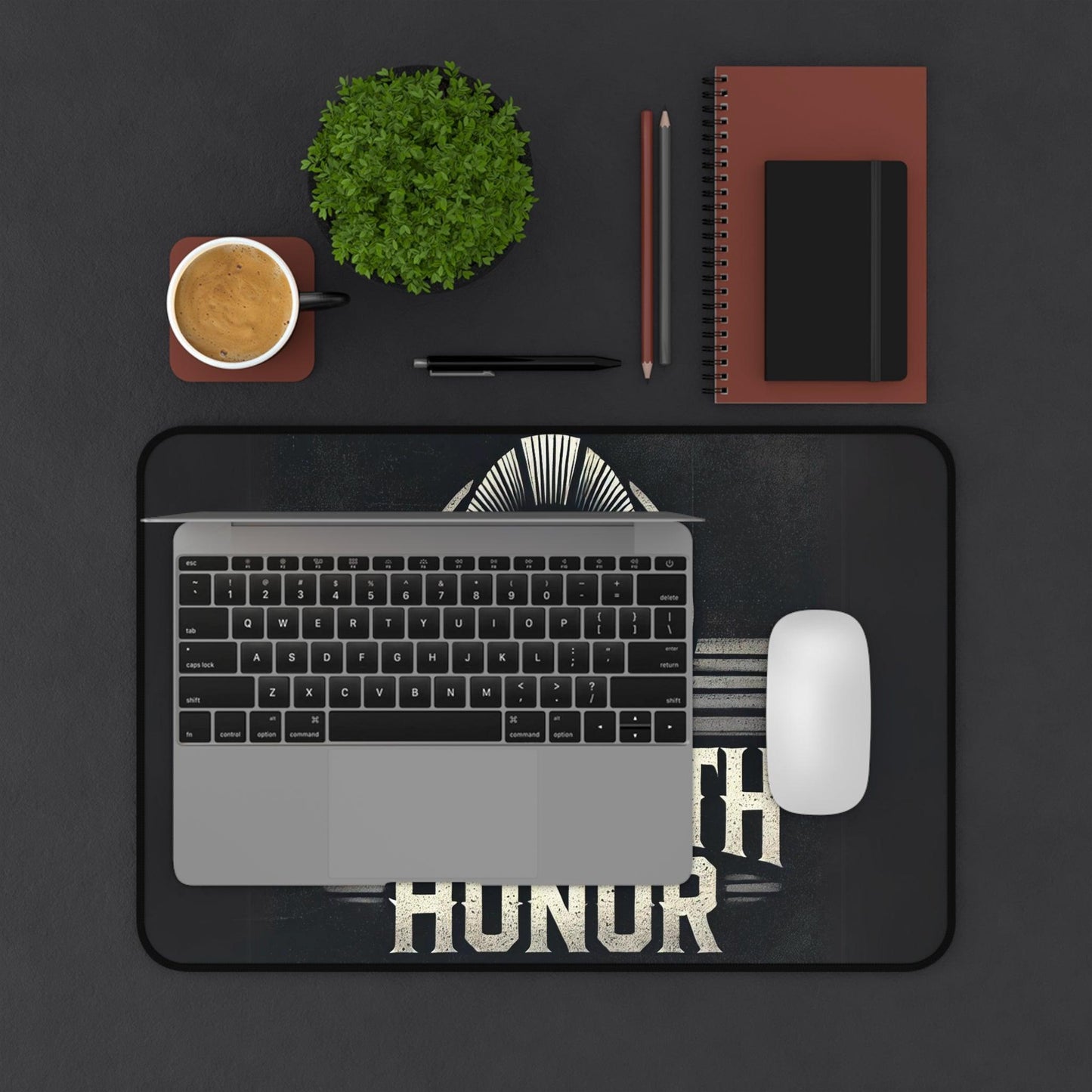 "Strength and Honor" - Desk Mat - Creatively Designed Shop
