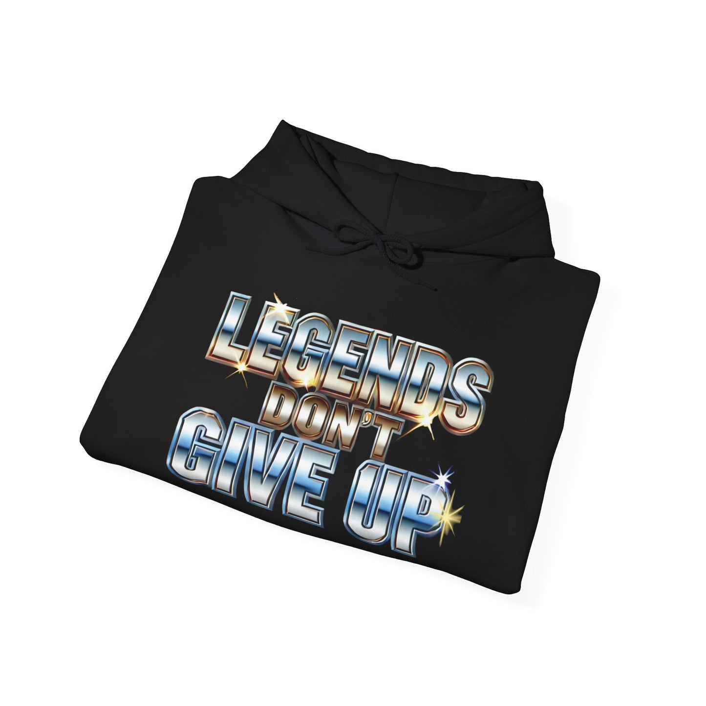 Legends Don't Give Up - Unisex Heavy Blend™ Hooded Sweatshirt - Creatively Designed Shop