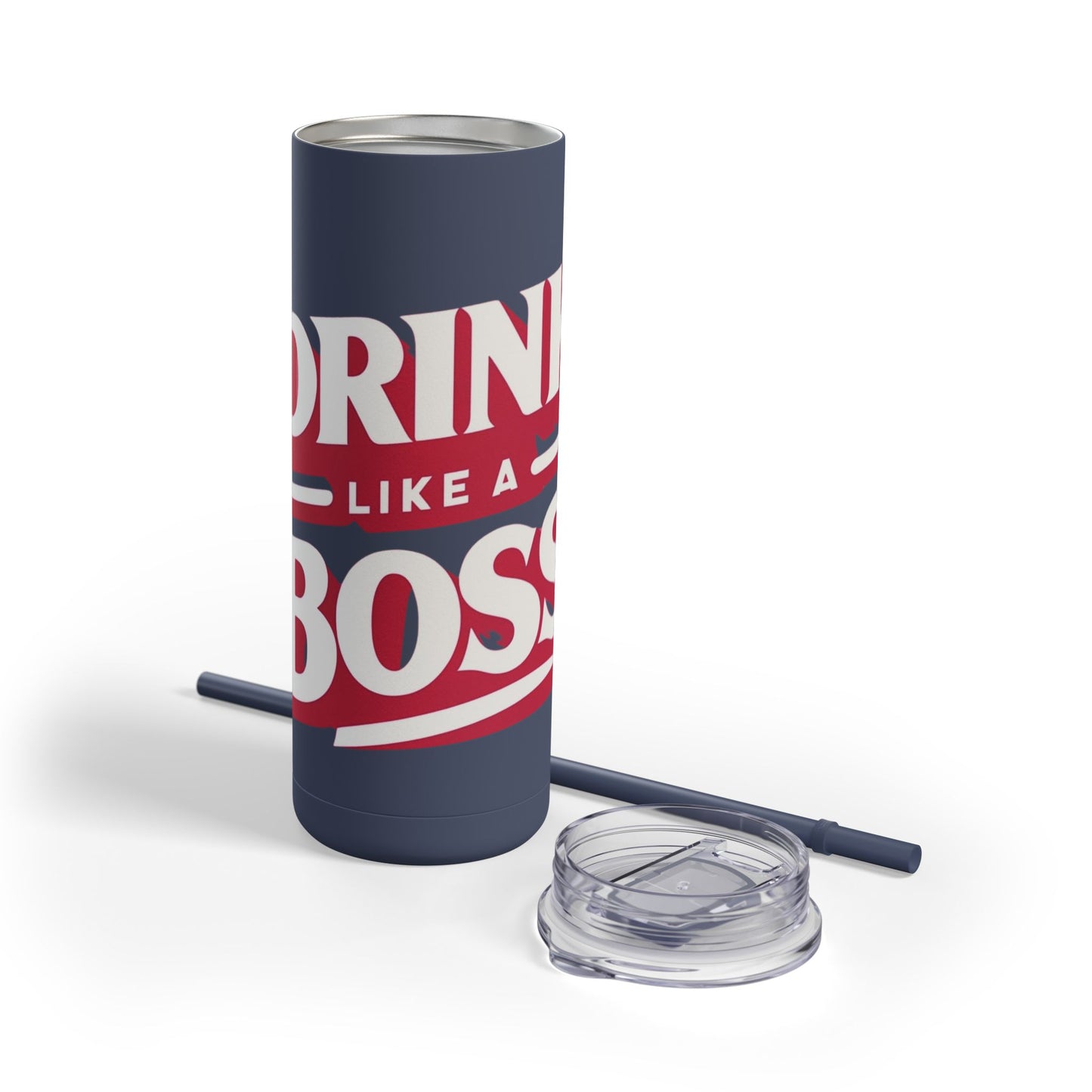 Drink Like A Boss - Maars Maker Skinny Matte Tumbler, 20oz - Creatively Designed Shop