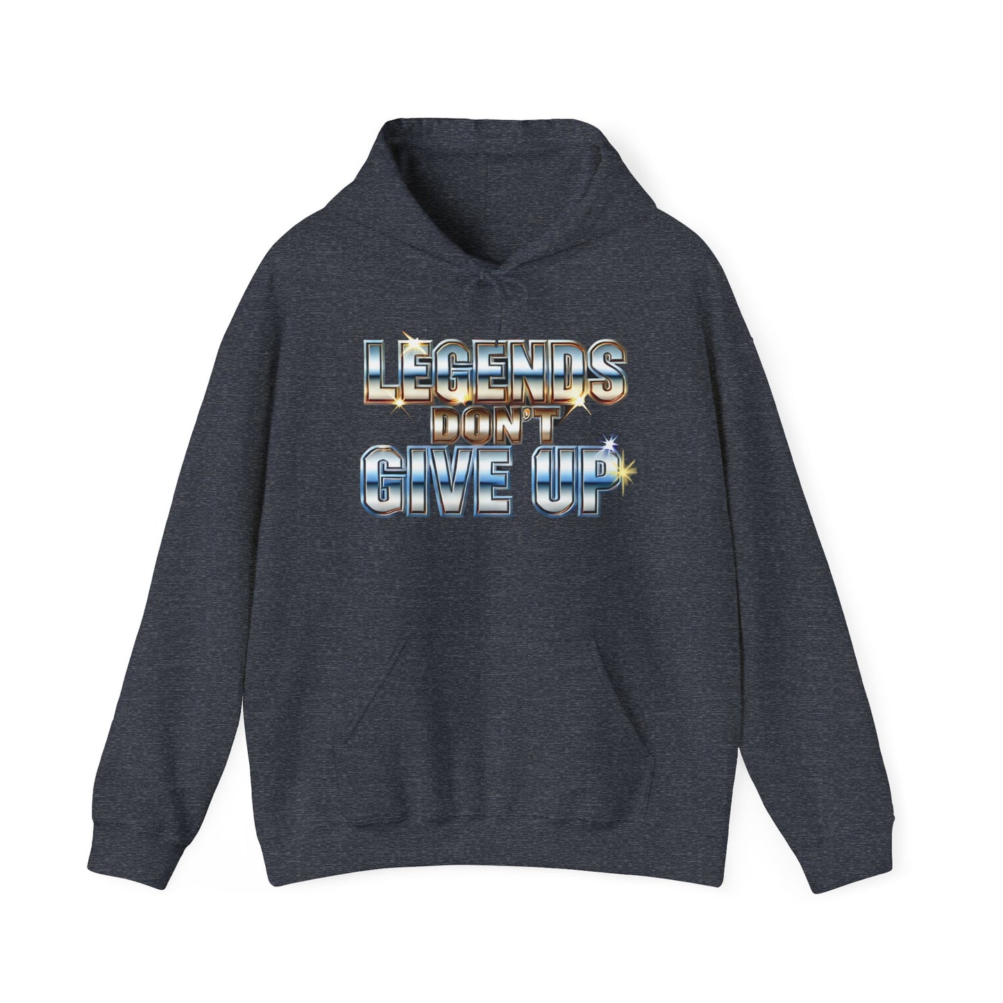 Legends Don't Give Up - Unisex Heavy Blend™ Hooded Sweatshirt - Creatively Designed Shop