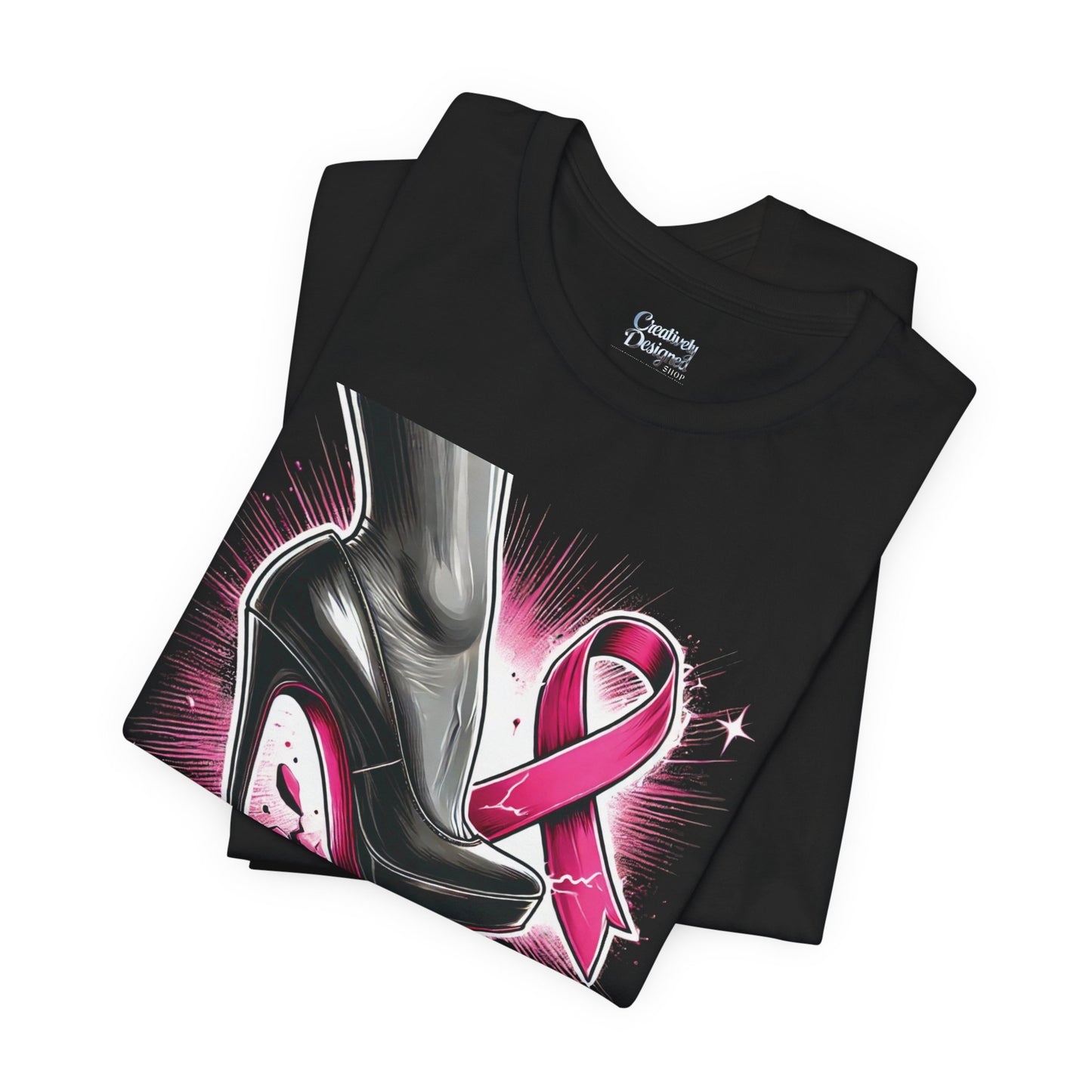 Stepping on Cancer - Unisex Jersey Short Sleeve Tee