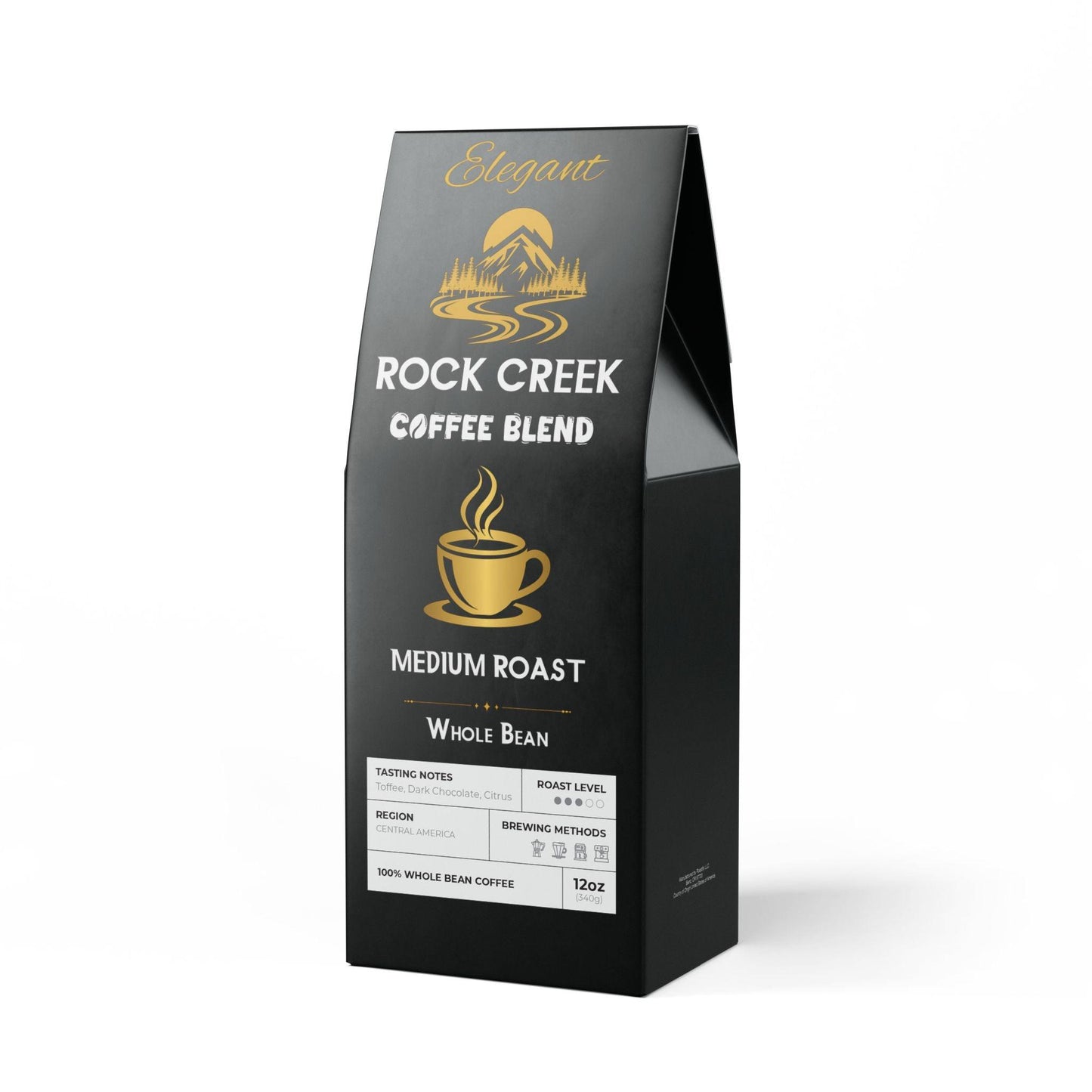 Elegant Rock Creek Coffee Blend (Medium Roast) - Creatively Designed Shop