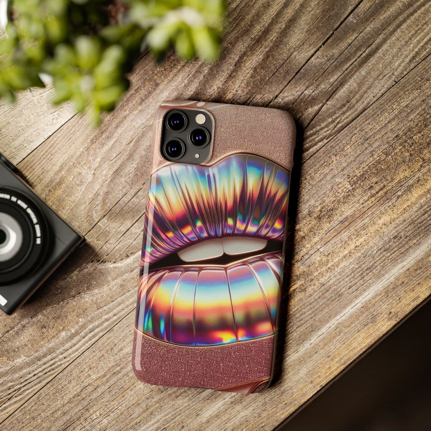 "Bronze Kiss" - Slim Phone Cases - Creatively Designed Shop