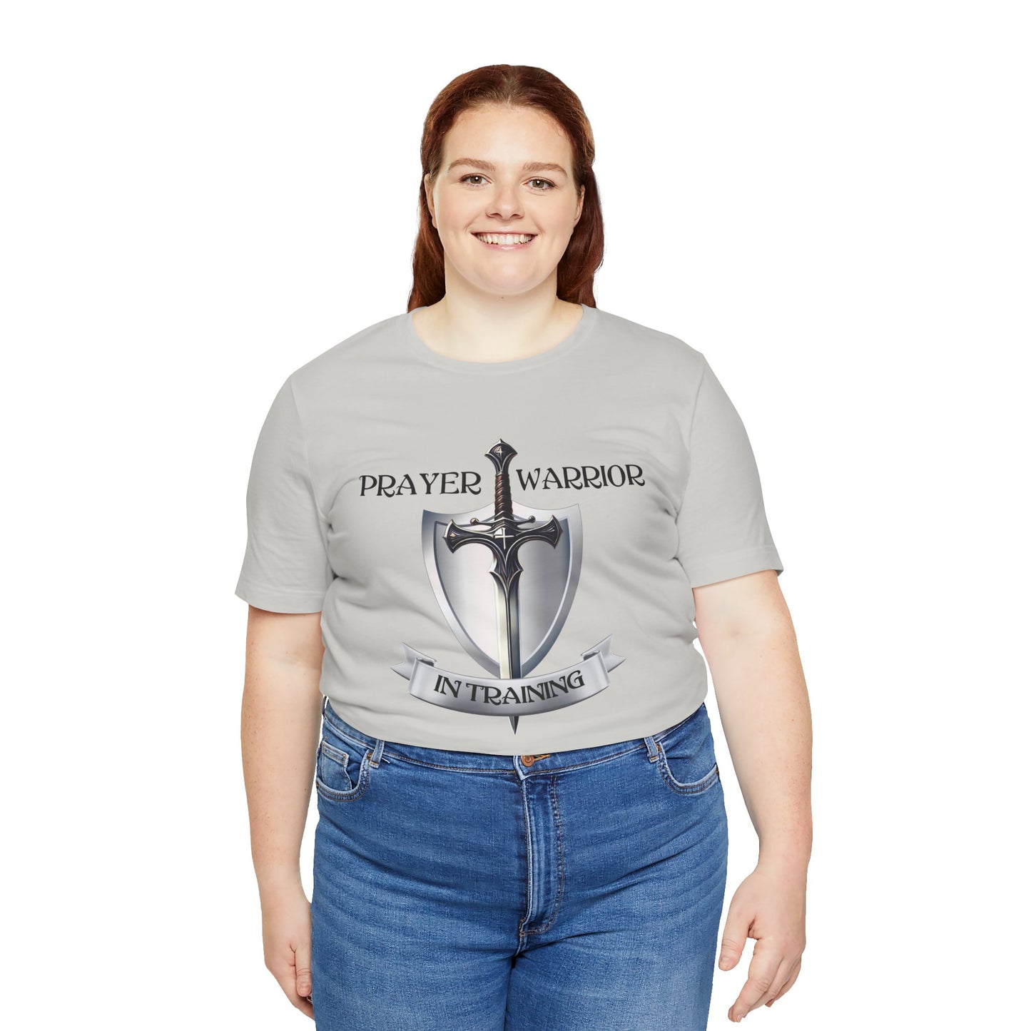 Prayer Warrior in Training - Unisex Jersey Short Sleeve Tee