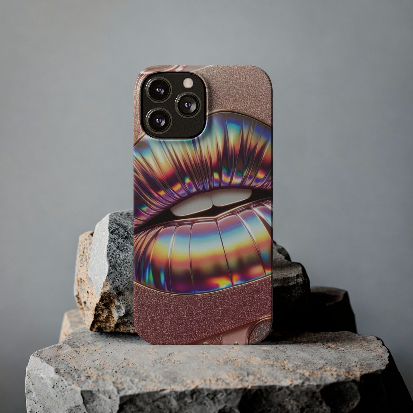 "Bronze Kiss" - Slim Phone Cases - Creatively Designed Shop
