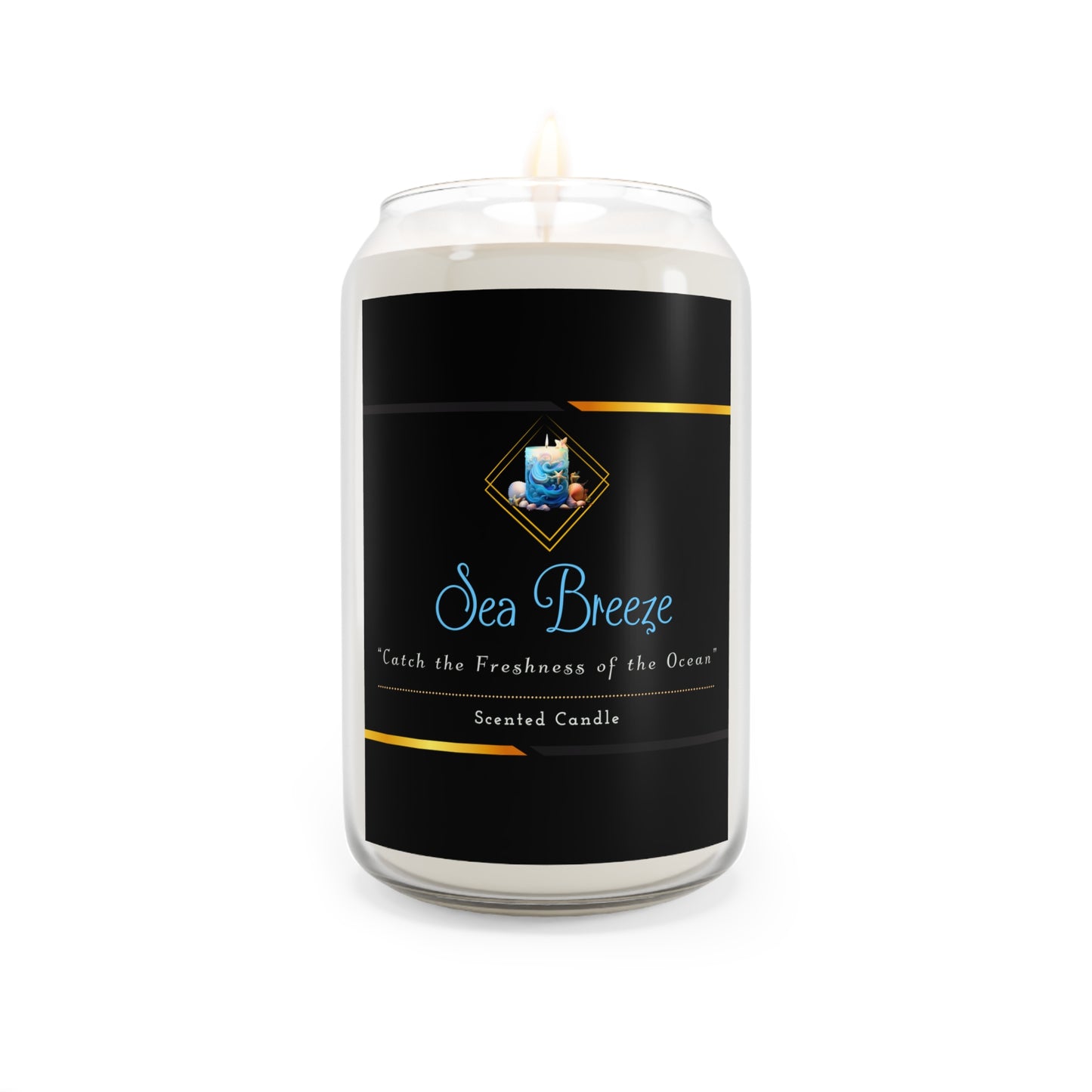 Sea Breeze - Scented Candle, 13.75oz - Creatively Designed Shop