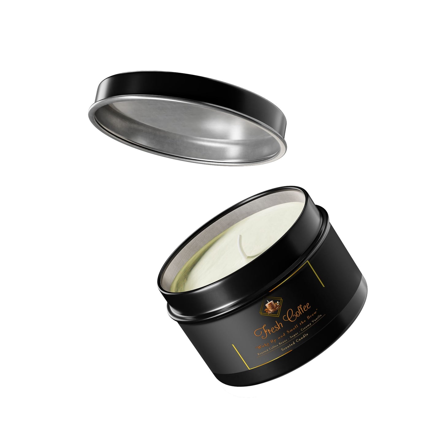 Fresh Coffee - Tin Candles