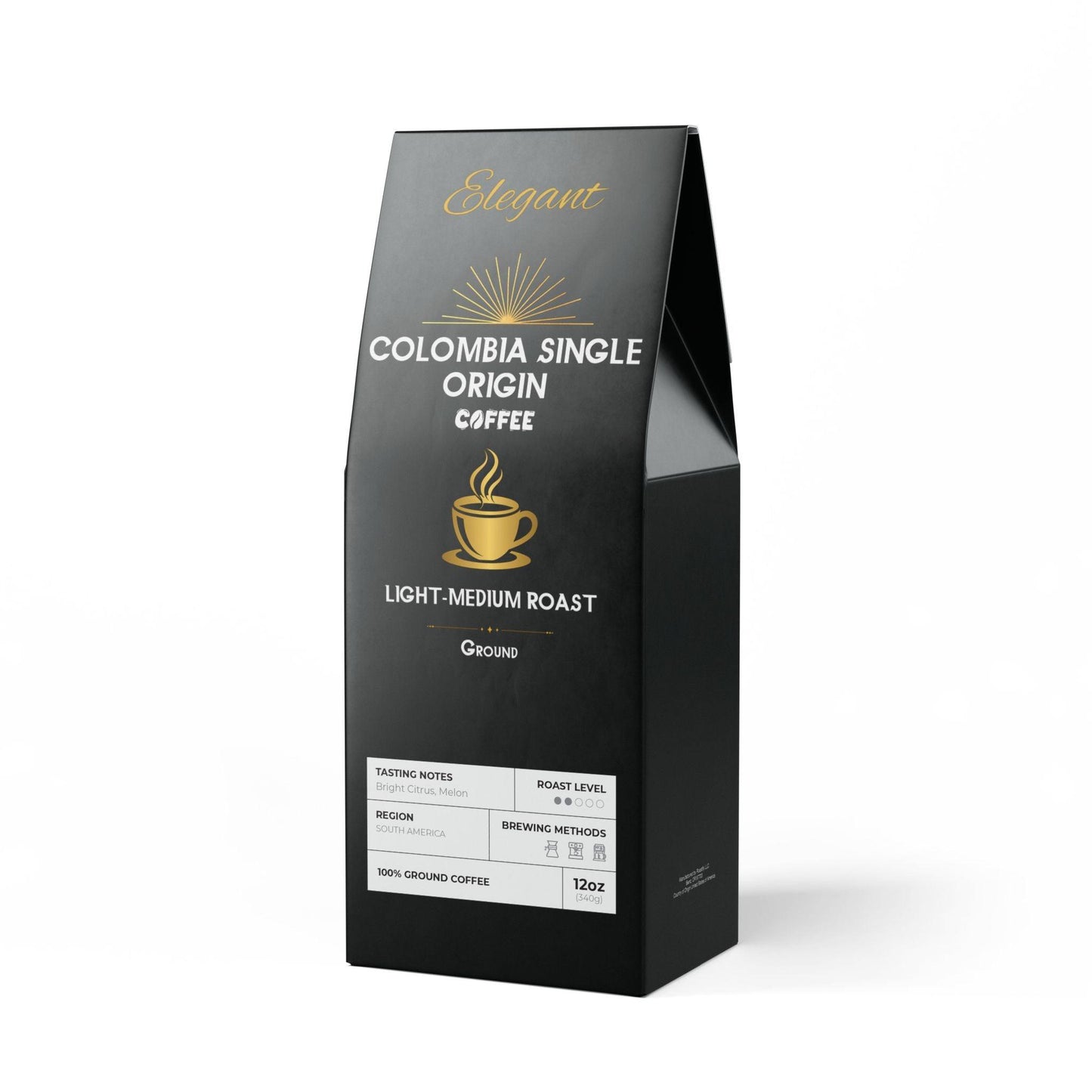 Elegant Colombia Single Origin Coffee (Light-Medium Roast) - Creatively Designed Shop
