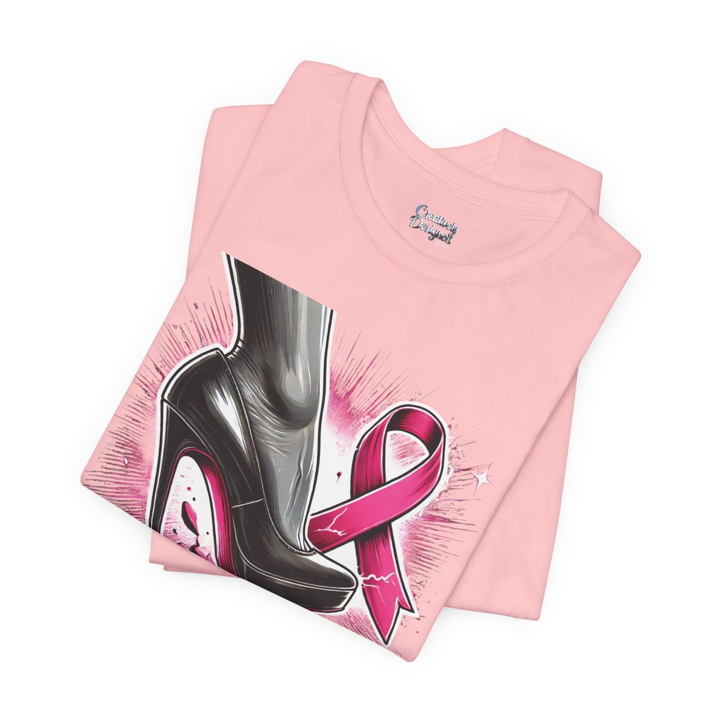 Stepping on Cancer - Unisex Jersey Short Sleeve Tee
