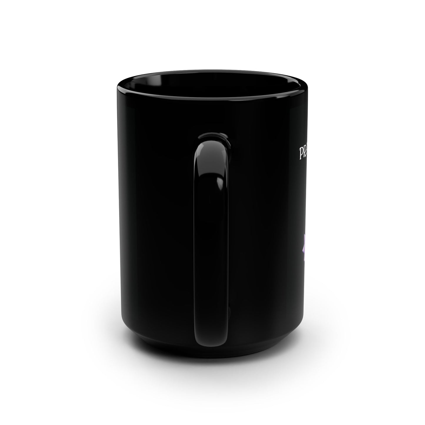 Prayer Warrior In Training - Black Mug, 15oz - Creatively Designed Shop