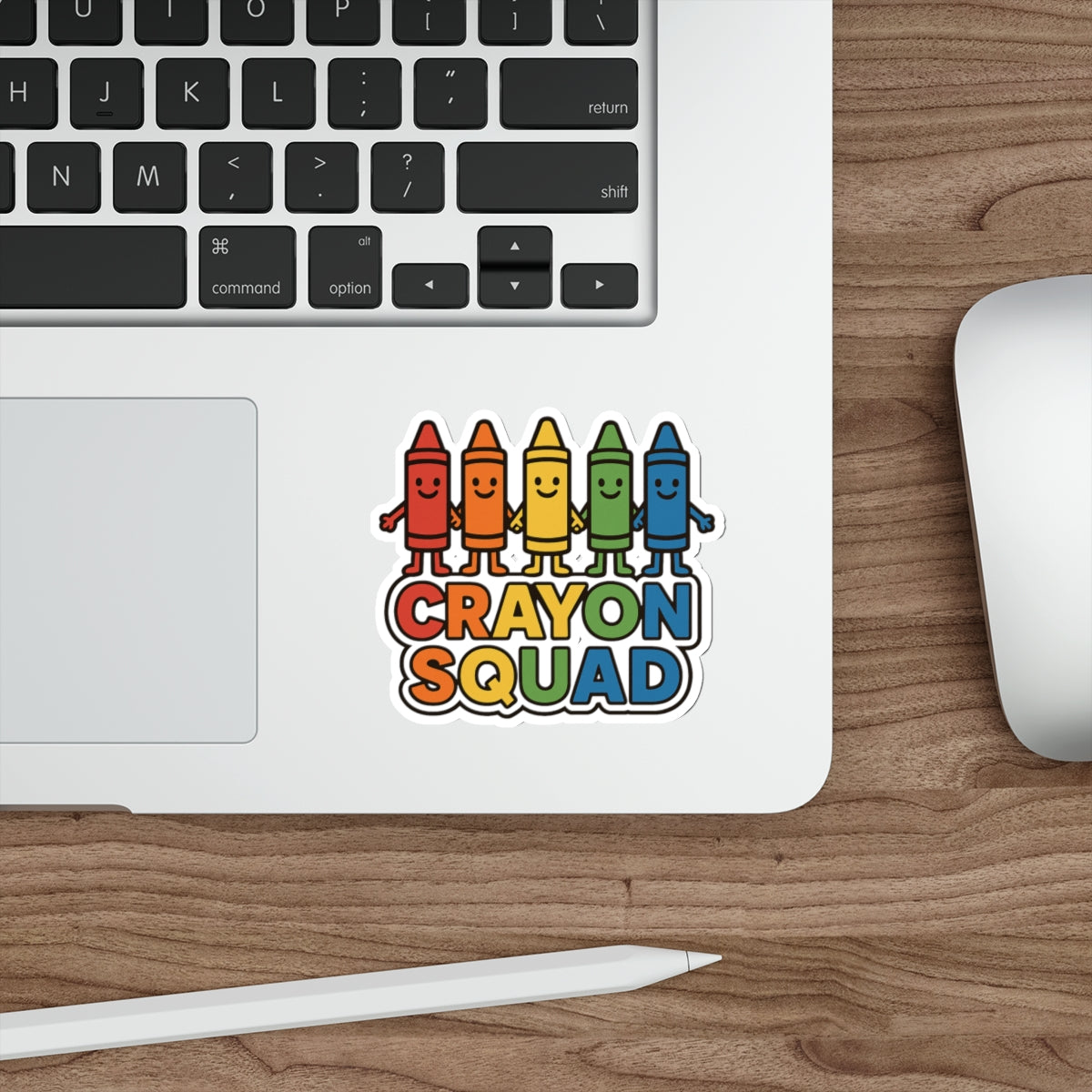 Crayon Squad - Die-Cut Sticker