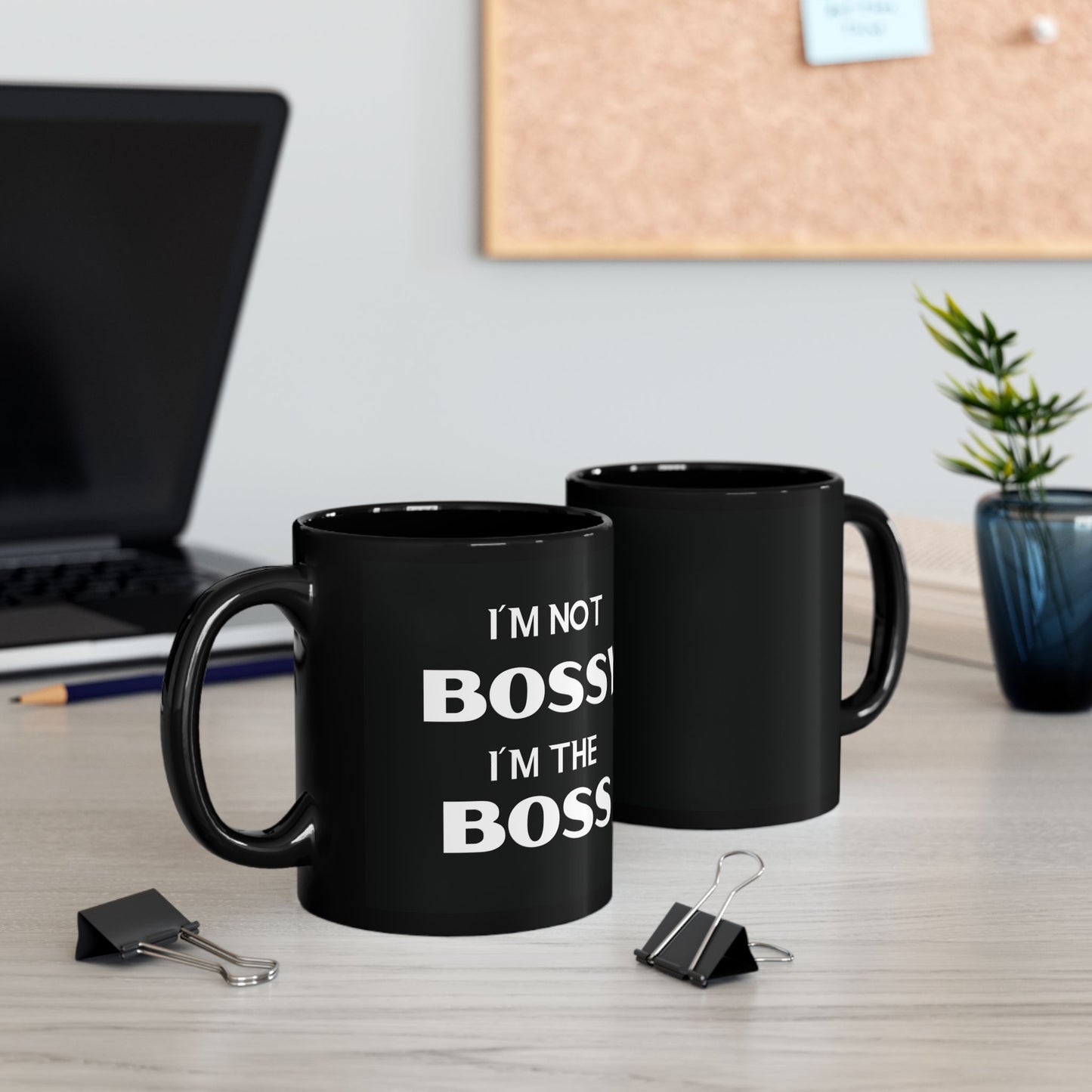 I'm Not Bossy, I'm the Boss - Black Coffee Mug (11oz&15oz) - Creatively Designed Shop