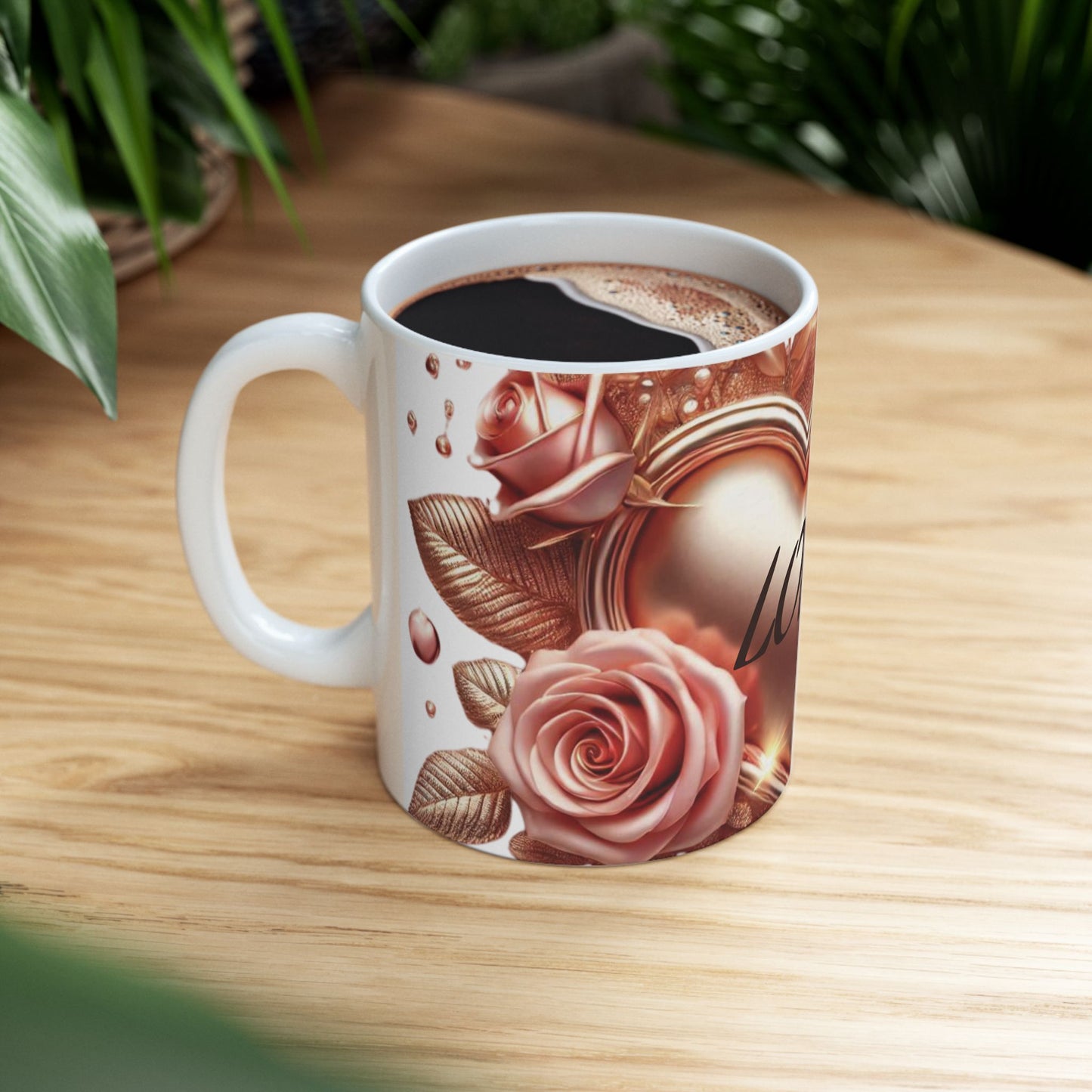 Love Rosegold - Ceramic Mug (11oz & 15oz) - Creatively Designed Shop