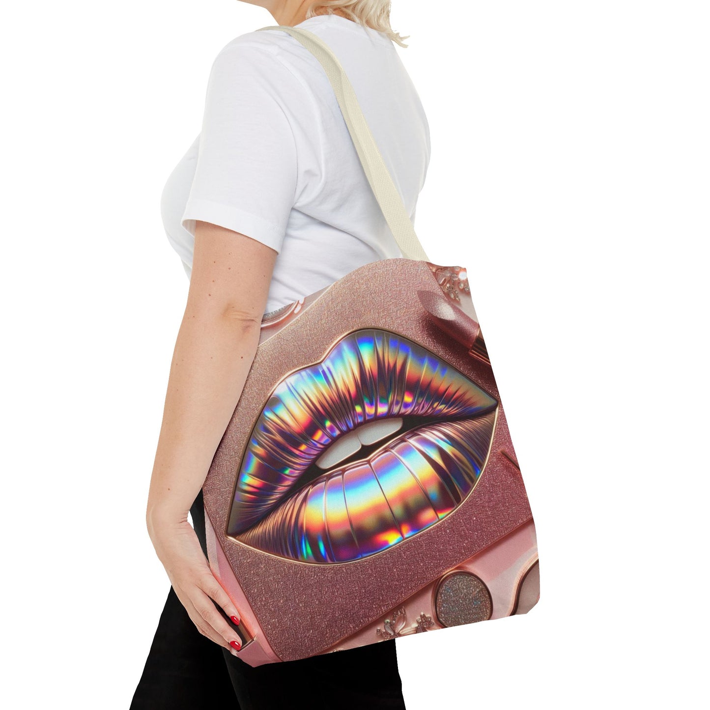 Bronze Kiss - Tote Bag (AOP) - Creatively Designed Shop