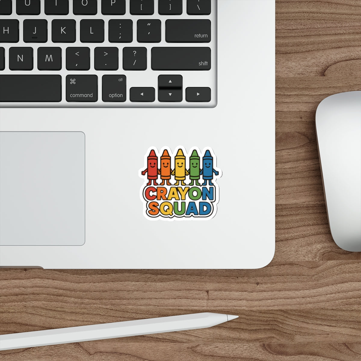 Crayon Squad - Die-Cut Sticker