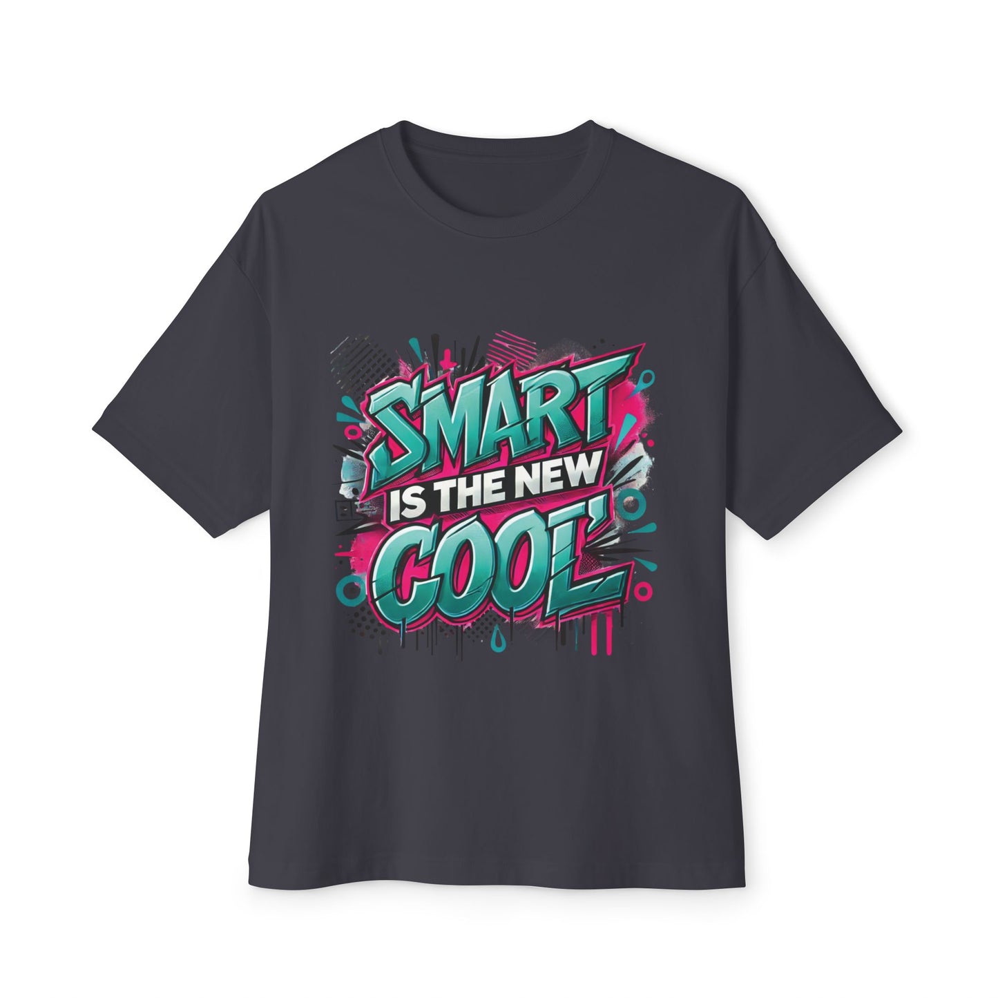 Smart is the New Cool - Unisex Oversized Boxy Tee