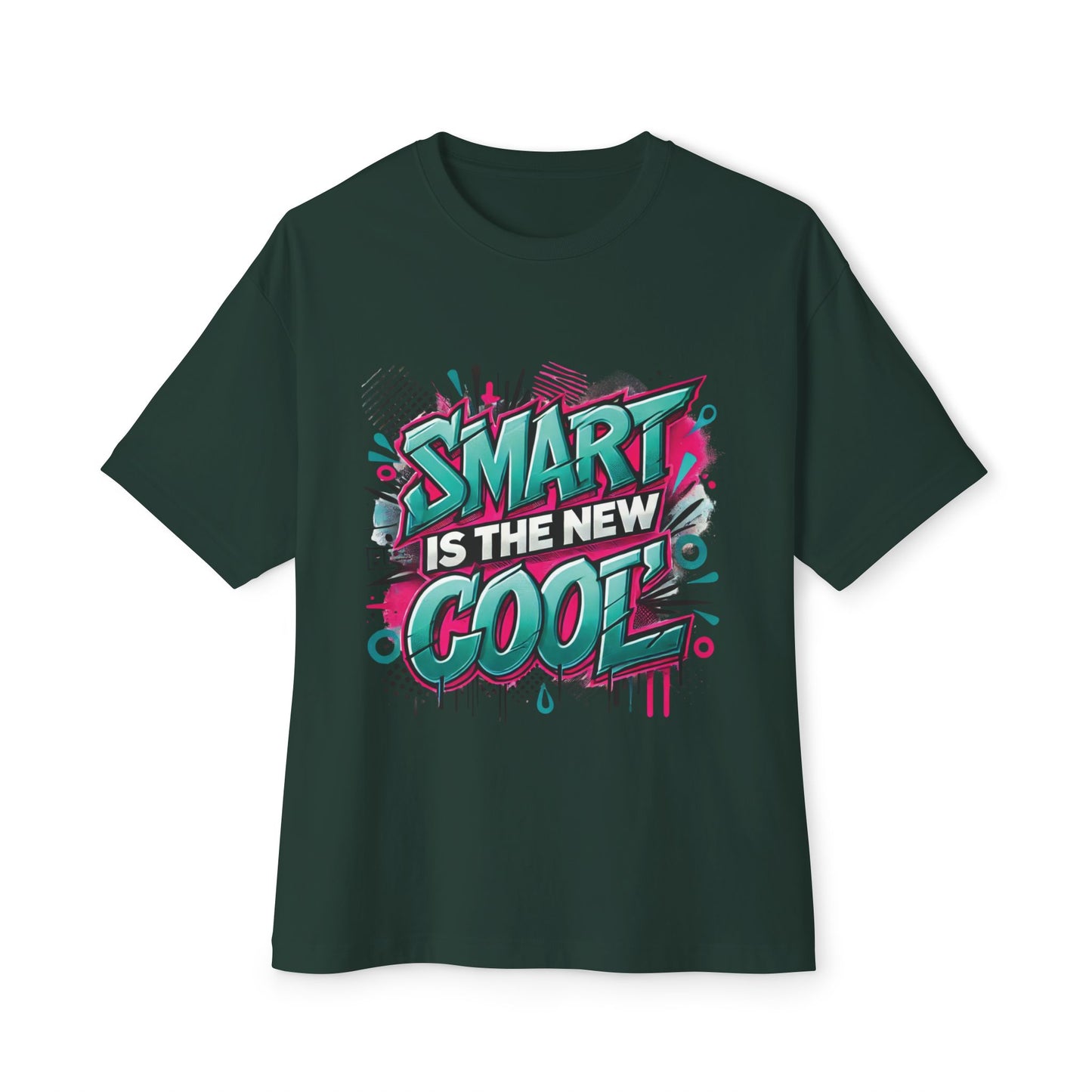 Smart is the New Cool - Unisex Oversized Boxy Tee