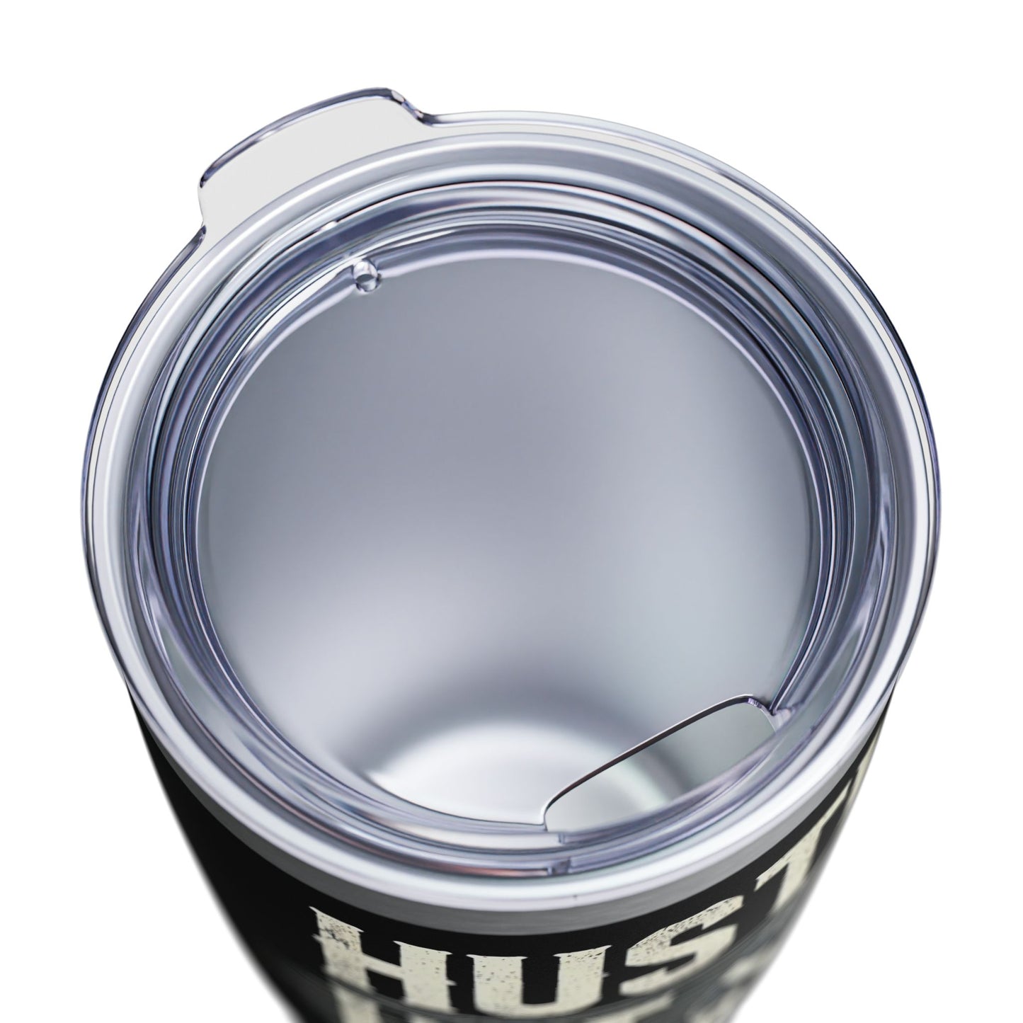 Hustle, Hit, Never Quit - Ringneck Tumbler, 20oz - Creatively Designed Shop