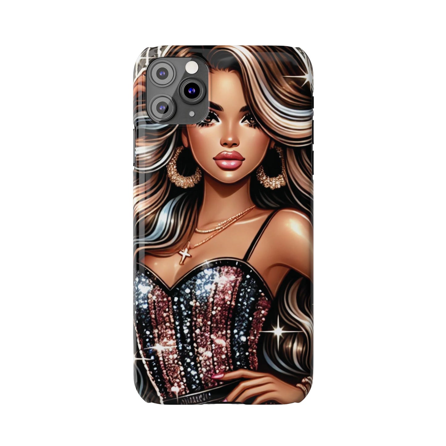 "Beautiful" - Slim Phone Cases - Creatively Designed Shop