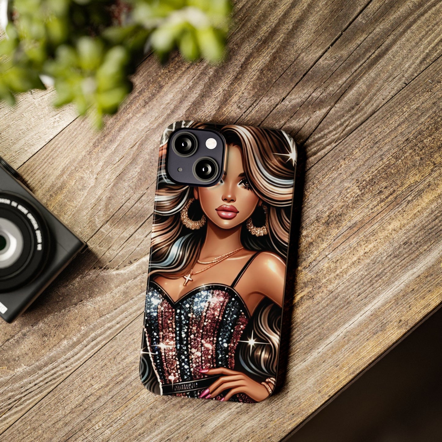 "Beautiful" - Slim Phone Cases - Creatively Designed Shop