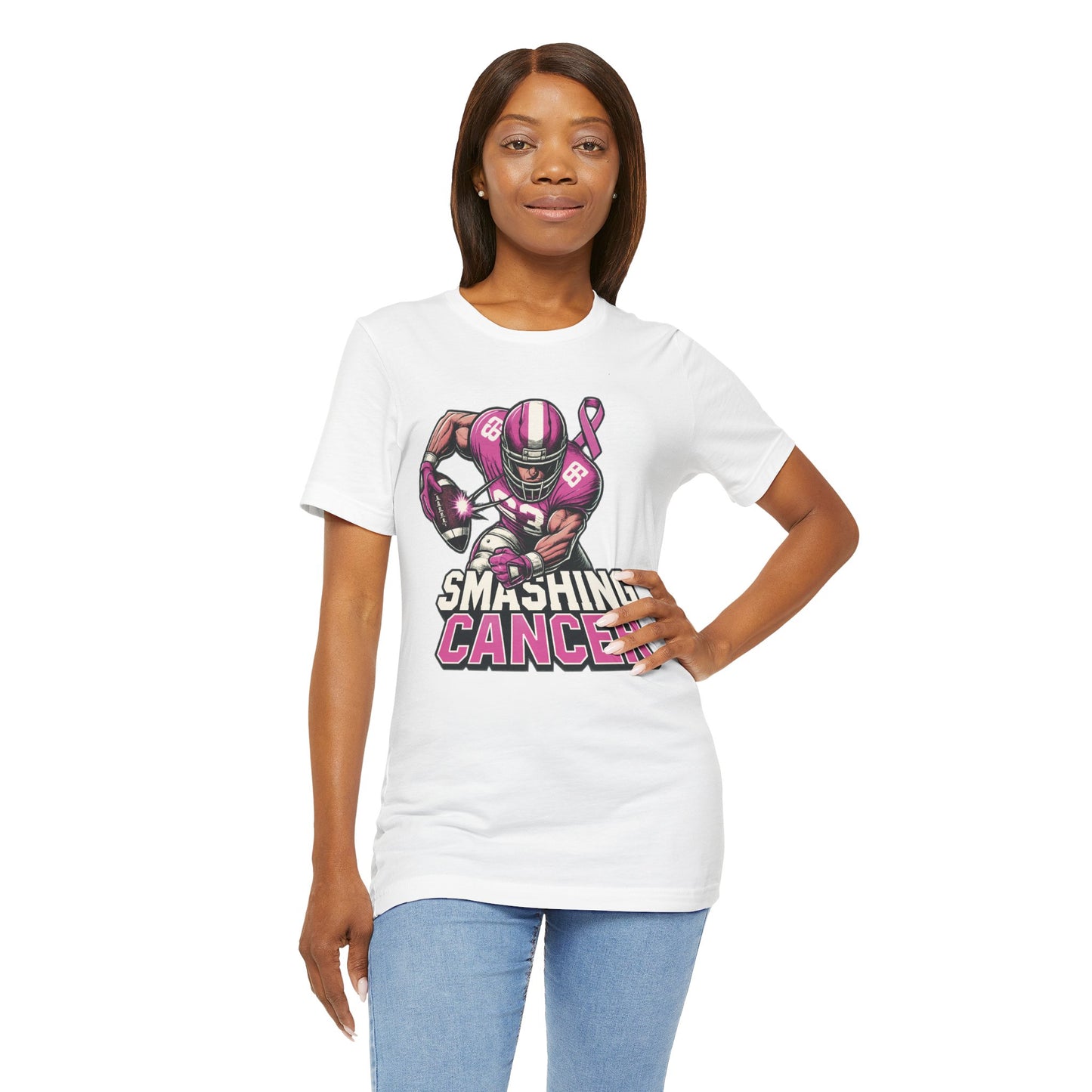 Smashing Cancer - Unisex Jersey Short Sleeve Tee