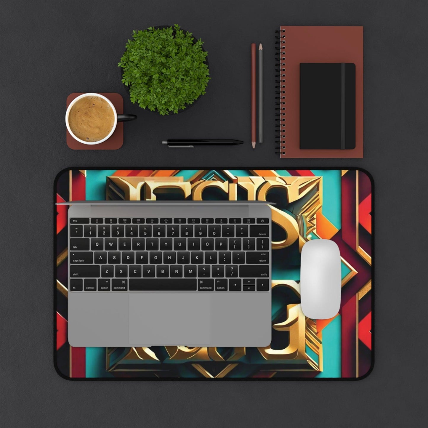 "Jesus Is King" - Desk Mat - Creatively Designed Shop