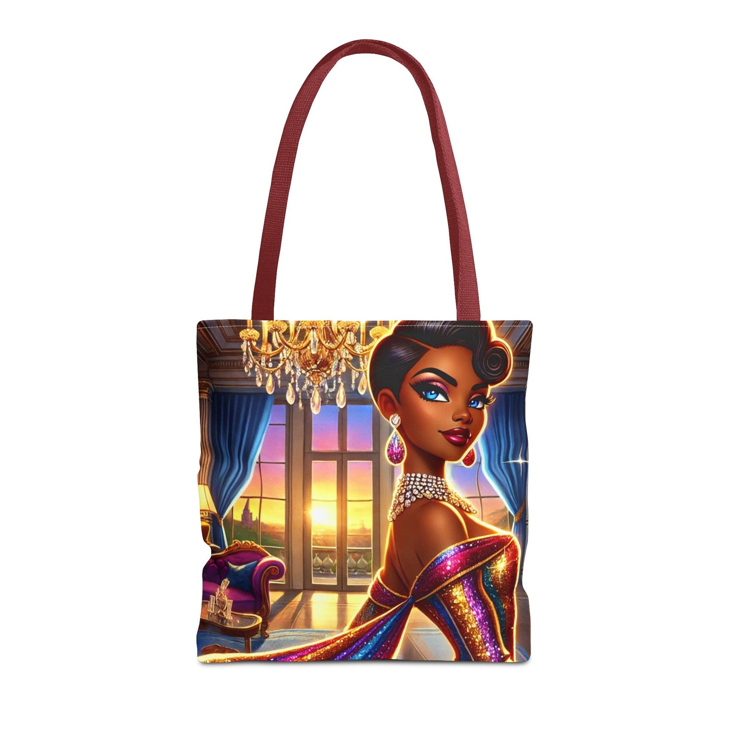 "Elegance Suits Me" - Tote Bag (AOP) - Creatively Designed Shop