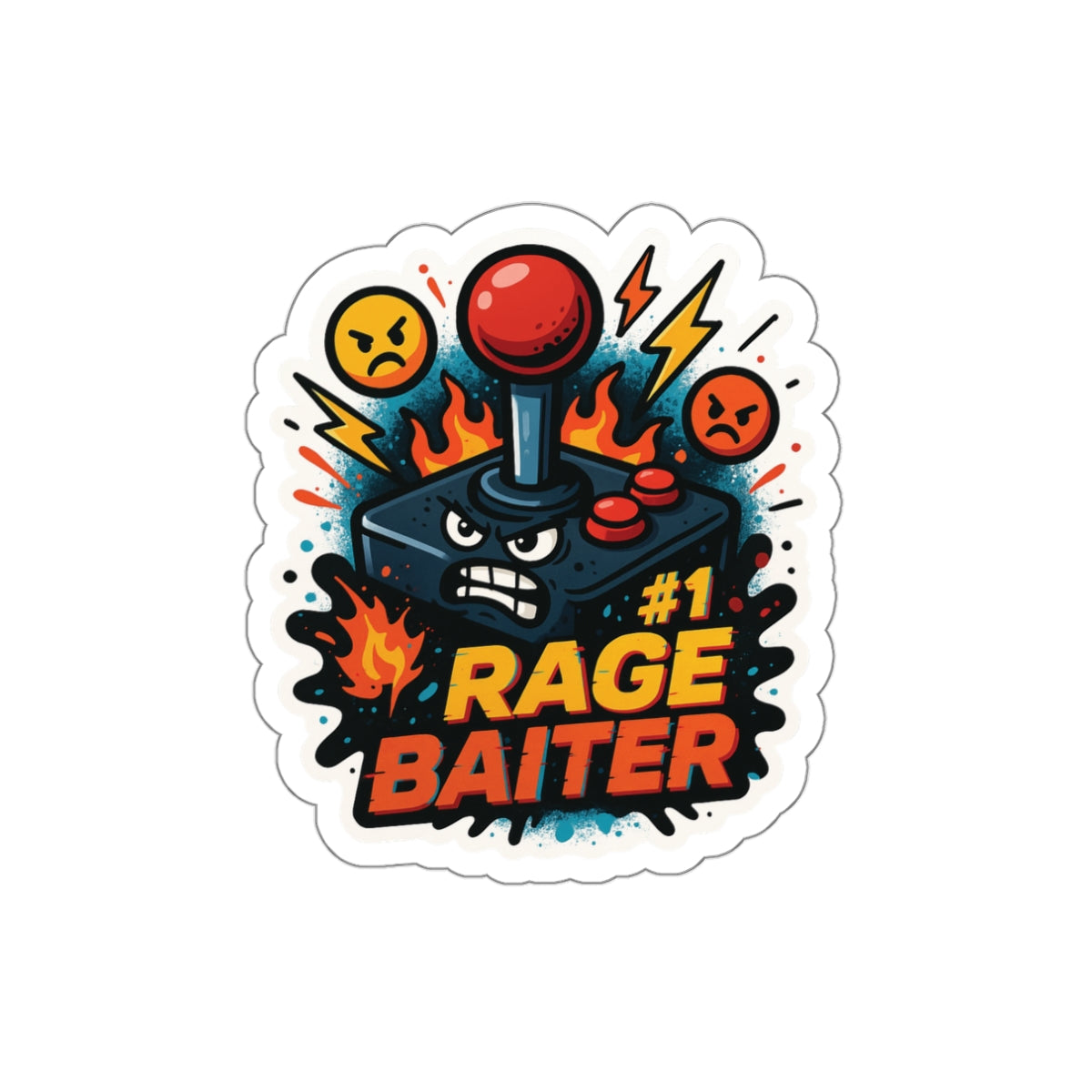 #1 Rage Baiter - Die-Cut Sticker
