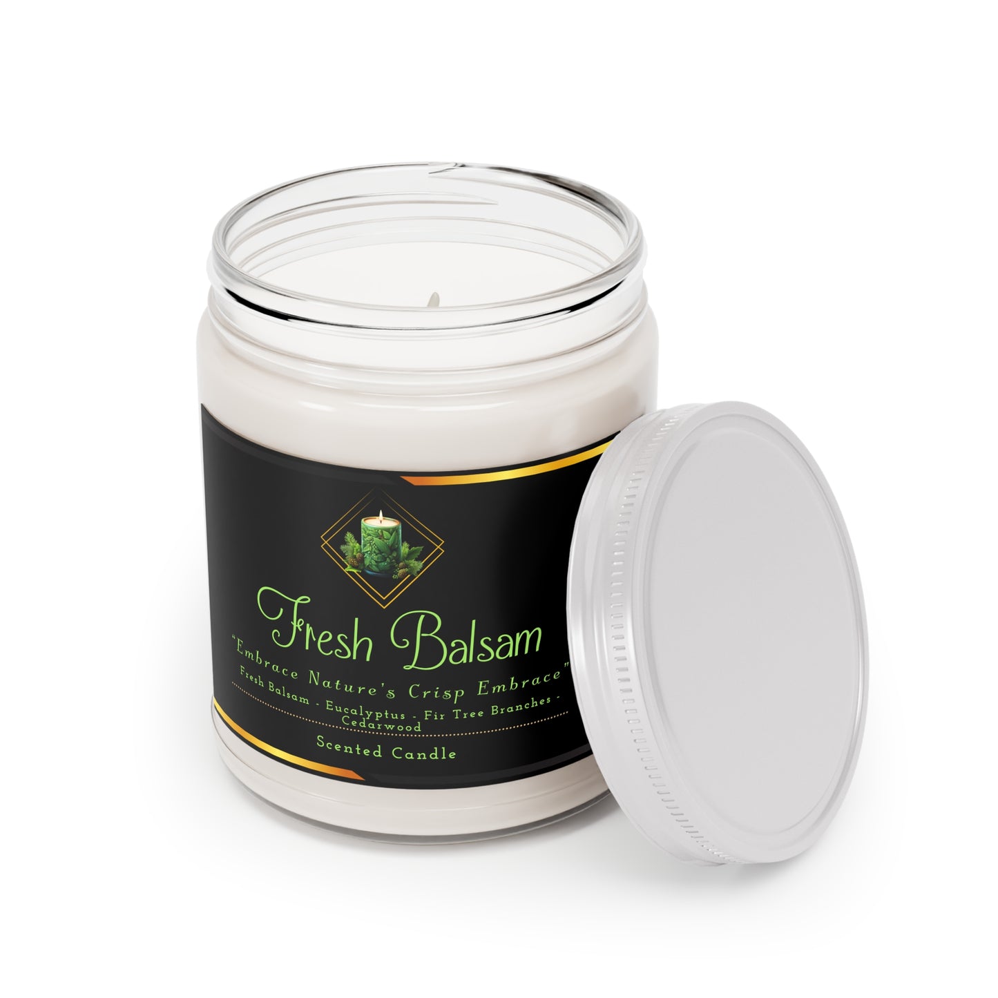 Fresh Balsam - Scented Candles, 9oz - Creatively Designed Shop