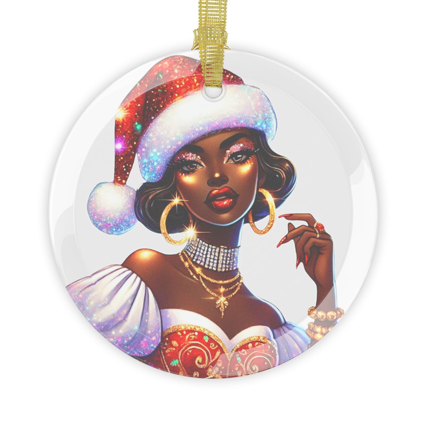 Christmas Beauty (Cultural) - Glass Ornaments - Creatively Designed Shop