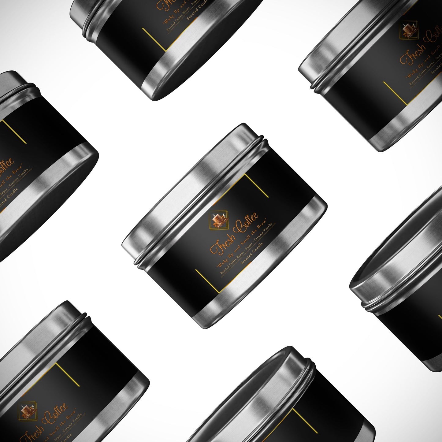 Fresh Coffee - Tin Candles