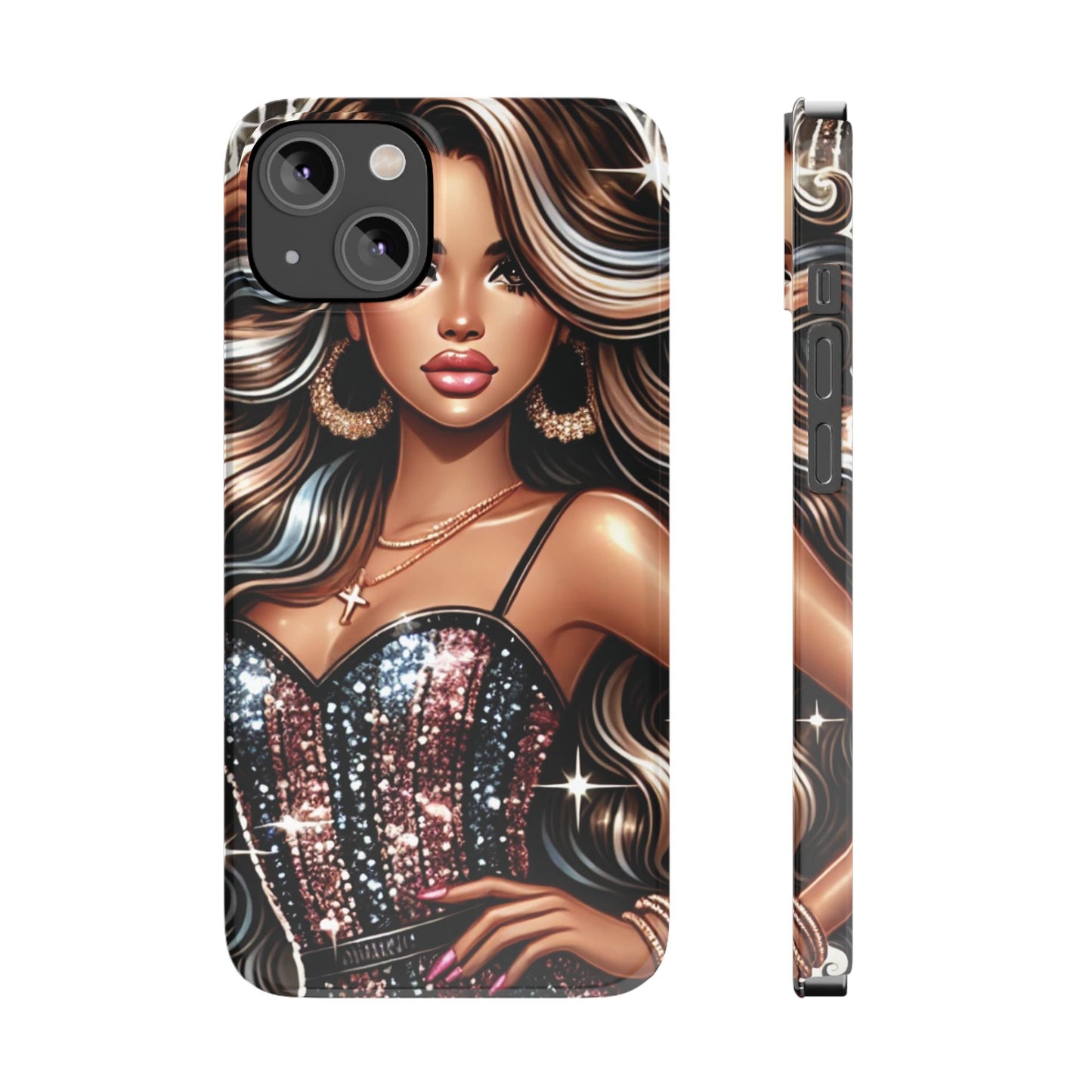 "Beautiful" - Slim Phone Cases - Creatively Designed Shop