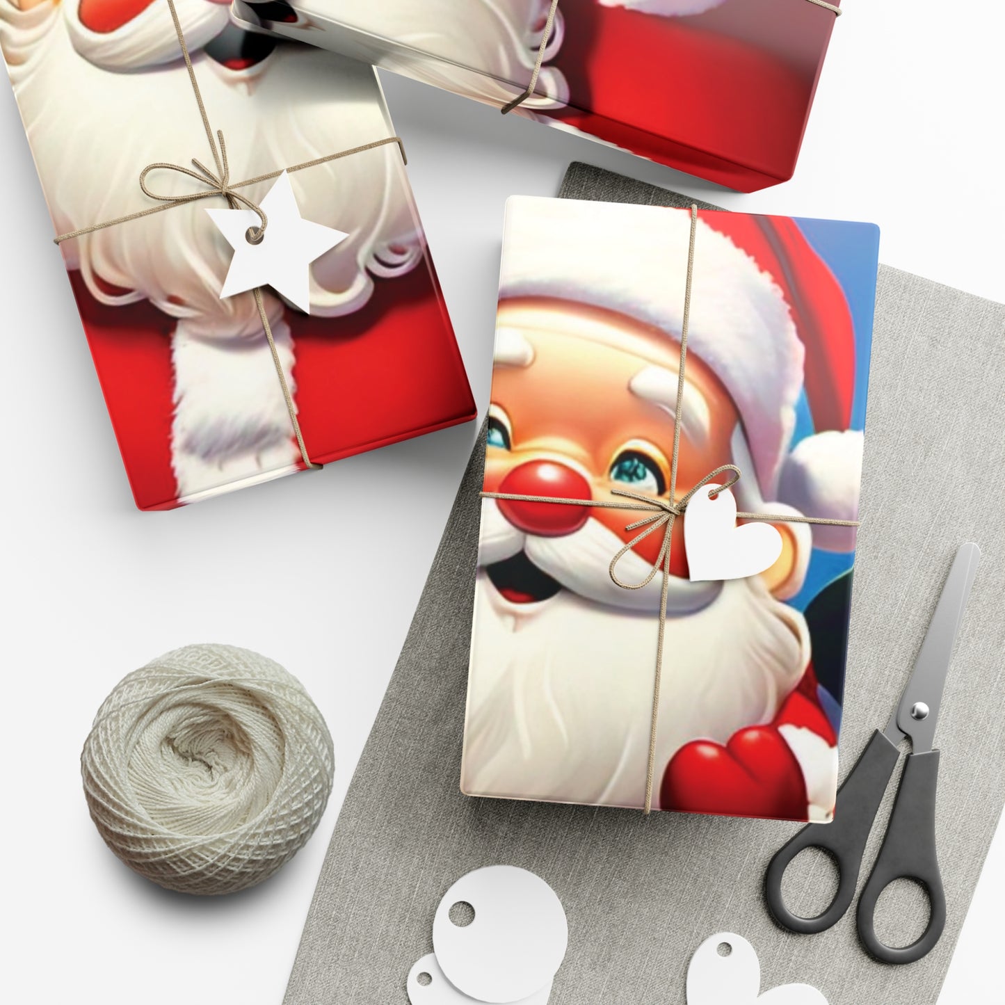 Christmas Cartoon Characters - Gift Wrap Papers - Creatively Designed Shop