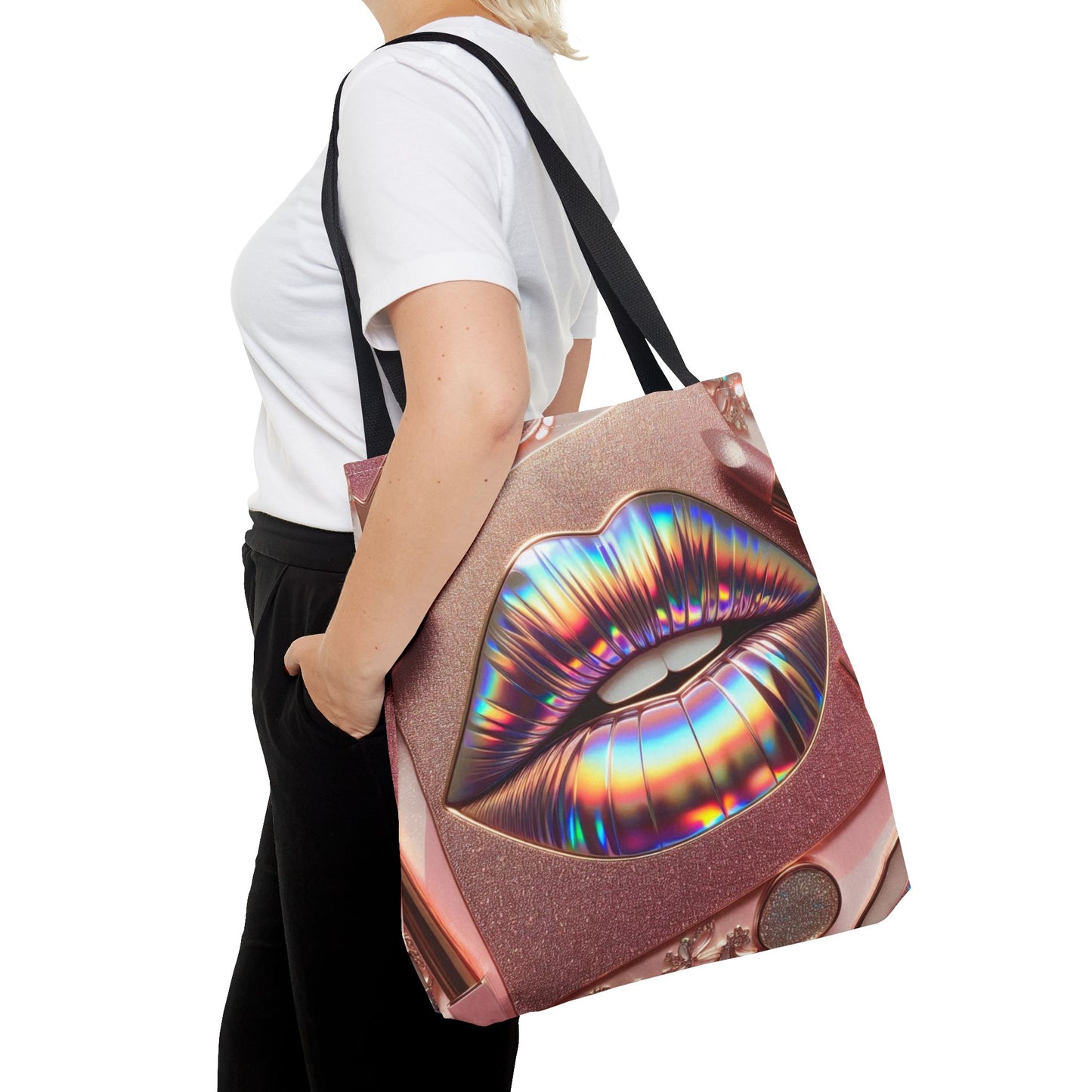 Bronze Kiss - Tote Bag (AOP) - Creatively Designed Shop