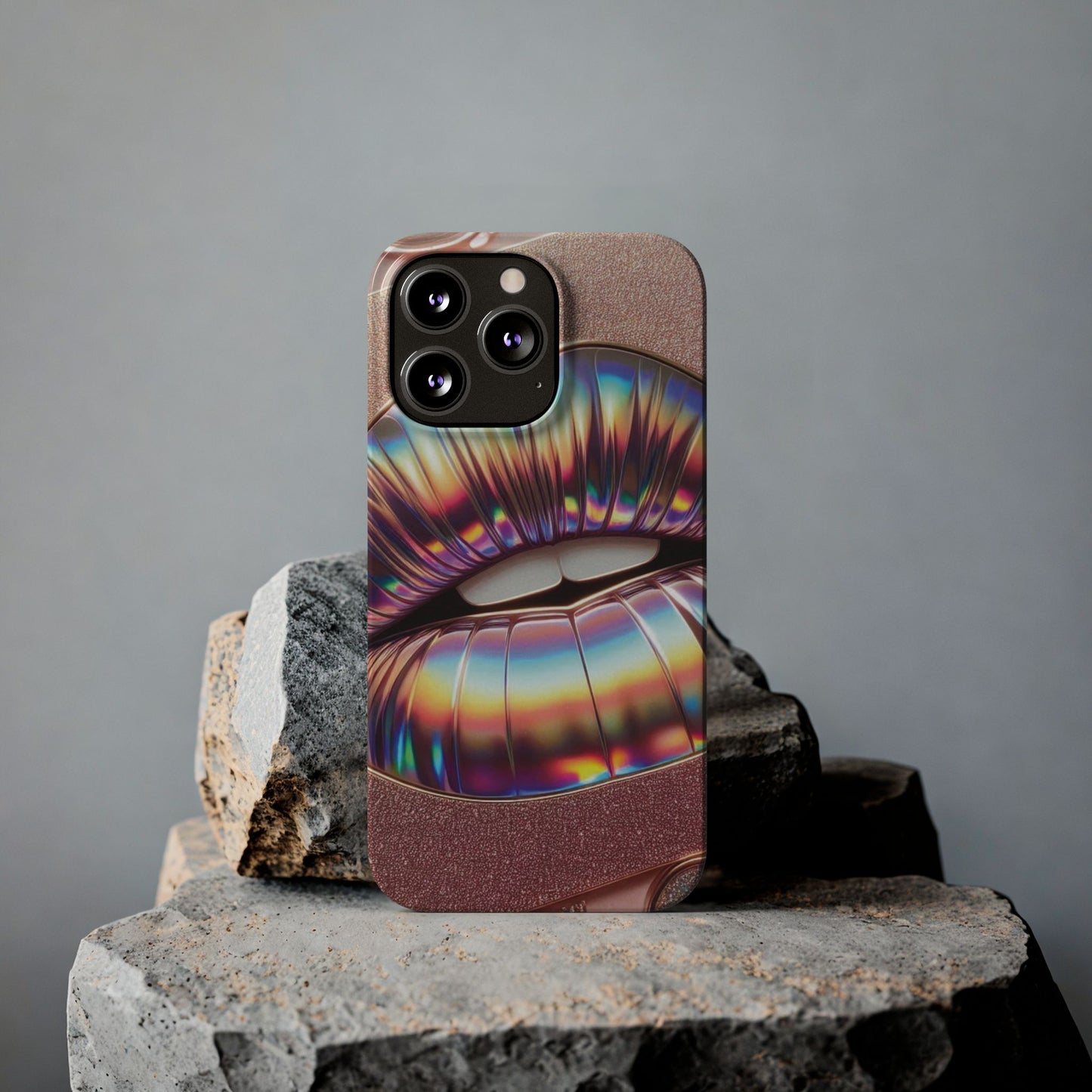 "Bronze Kiss" - Slim Phone Cases - Creatively Designed Shop