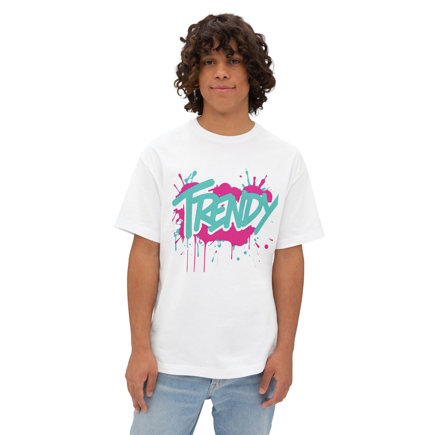 "Trendy" - Unisex Oversized Boxy Tee