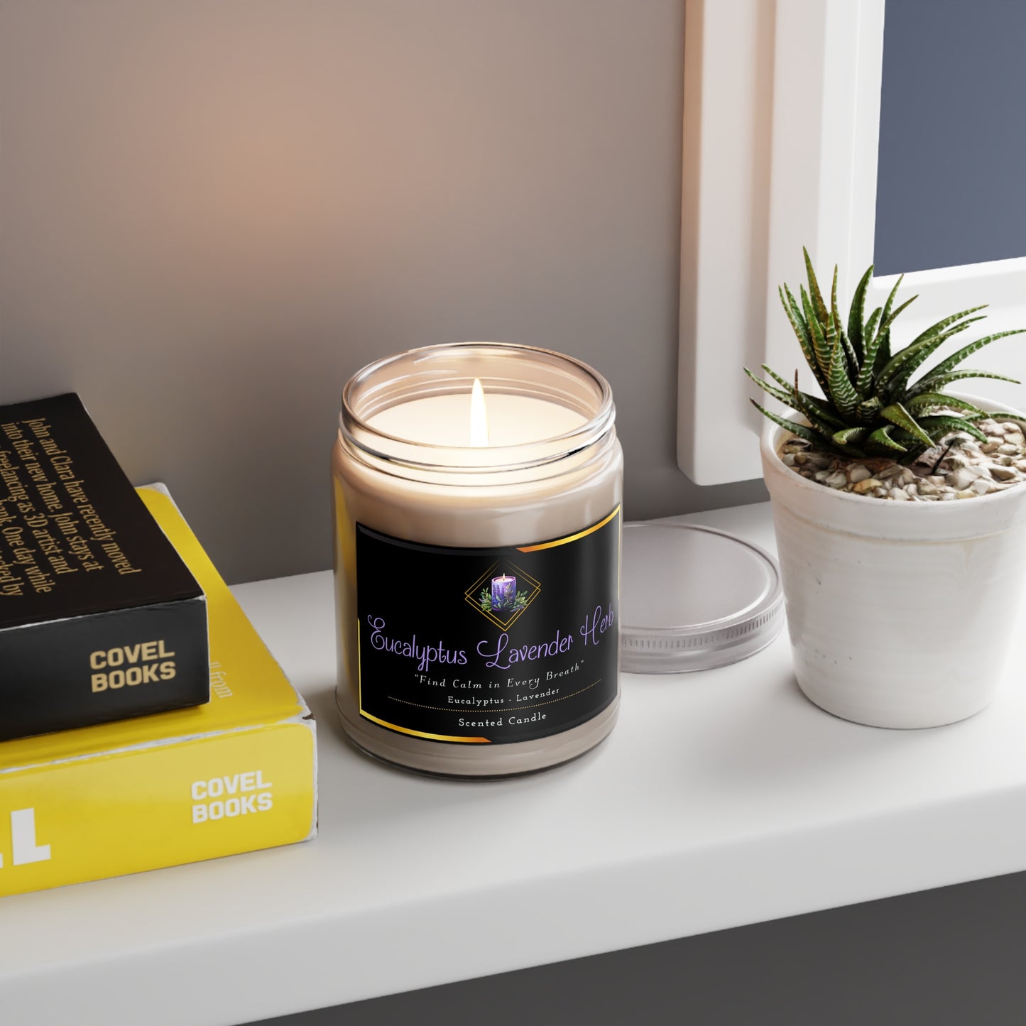 Eucalyptus Lavender Herb - Scented Candles, 9oz