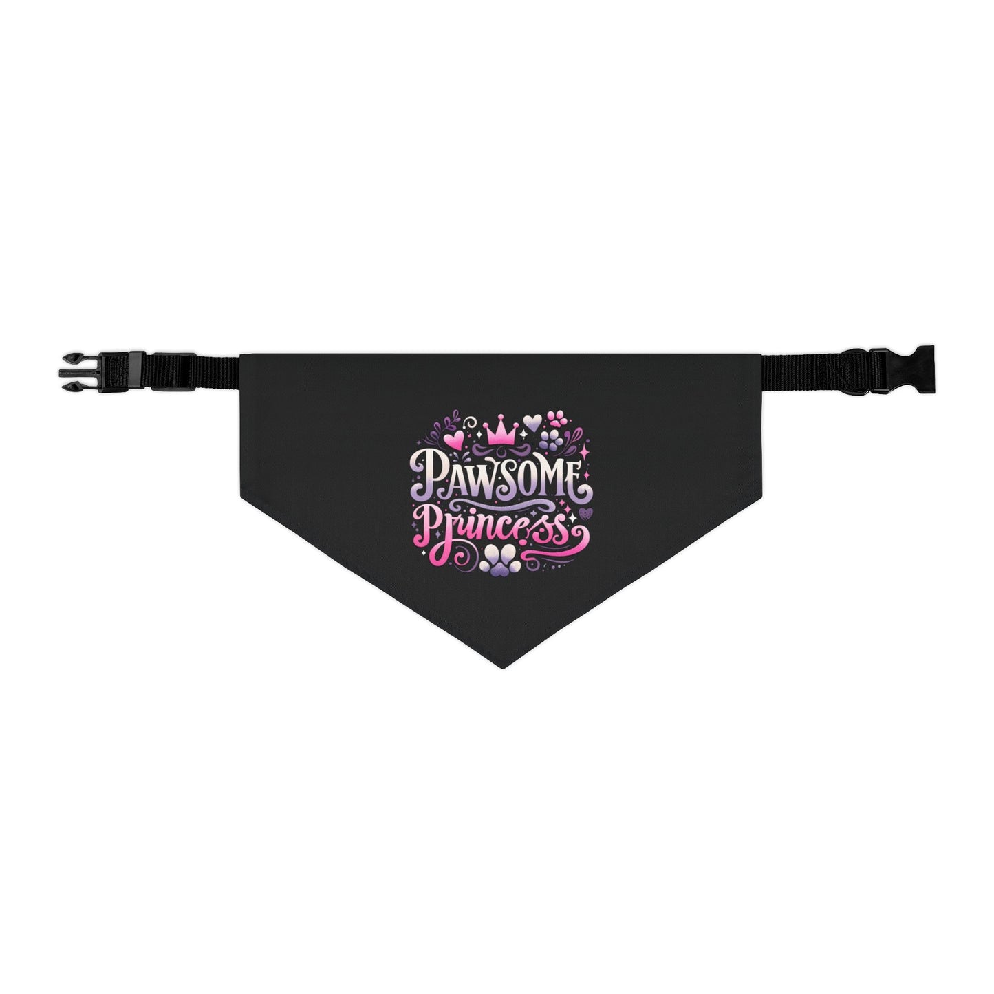 Pawsome Princess - Pet Bandana Collar - Creatively Designed Shop