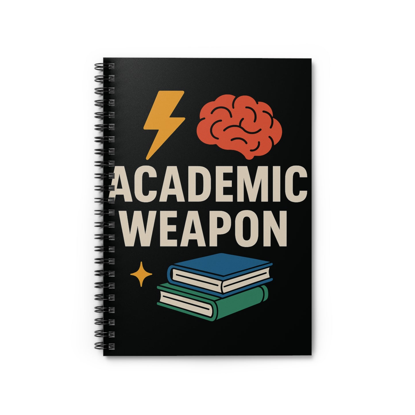 Academic Weapon - Spiral Notebook