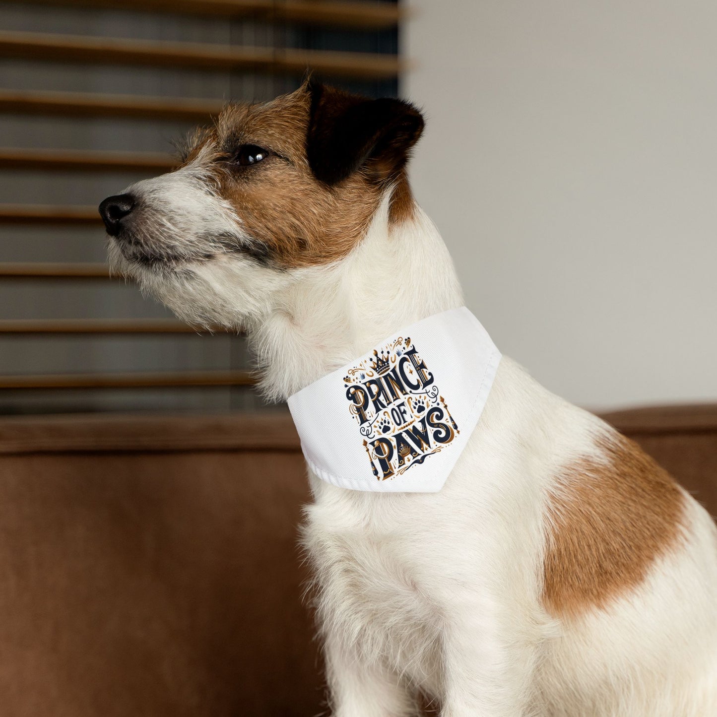 Prince of Paws - Pet Bandana Collar - Creatively Designed Shop