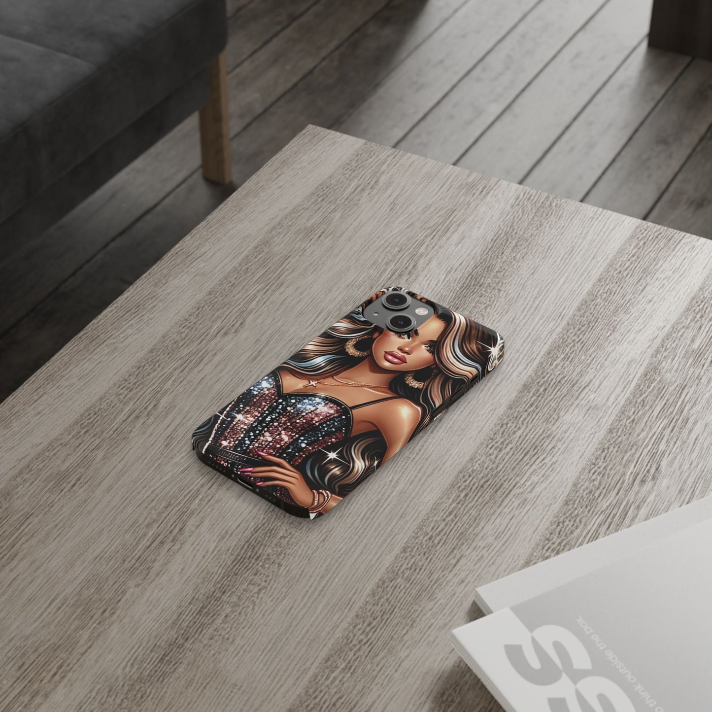 "Beautiful" - Slim Phone Cases - Creatively Designed Shop
