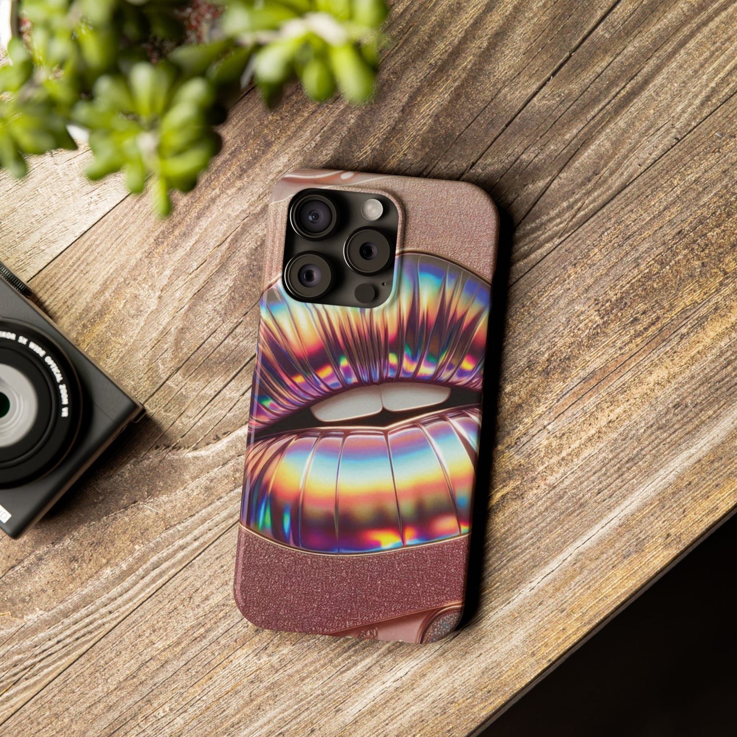 "Bronze Kiss" - Slim Phone Cases - Creatively Designed Shop
