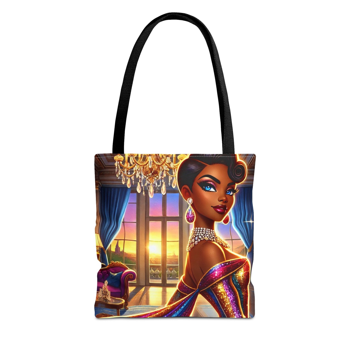 "Elegance Suits Me" - Tote Bag (AOP) - Creatively Designed Shop
