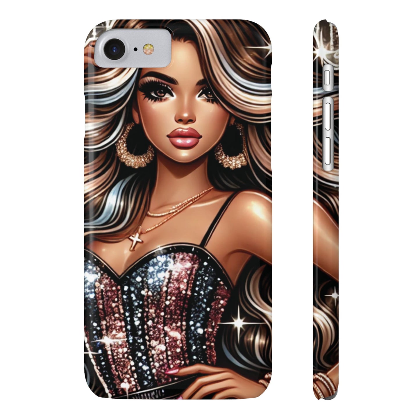 "Beautiful" - Slim Phone Cases - Creatively Designed Shop