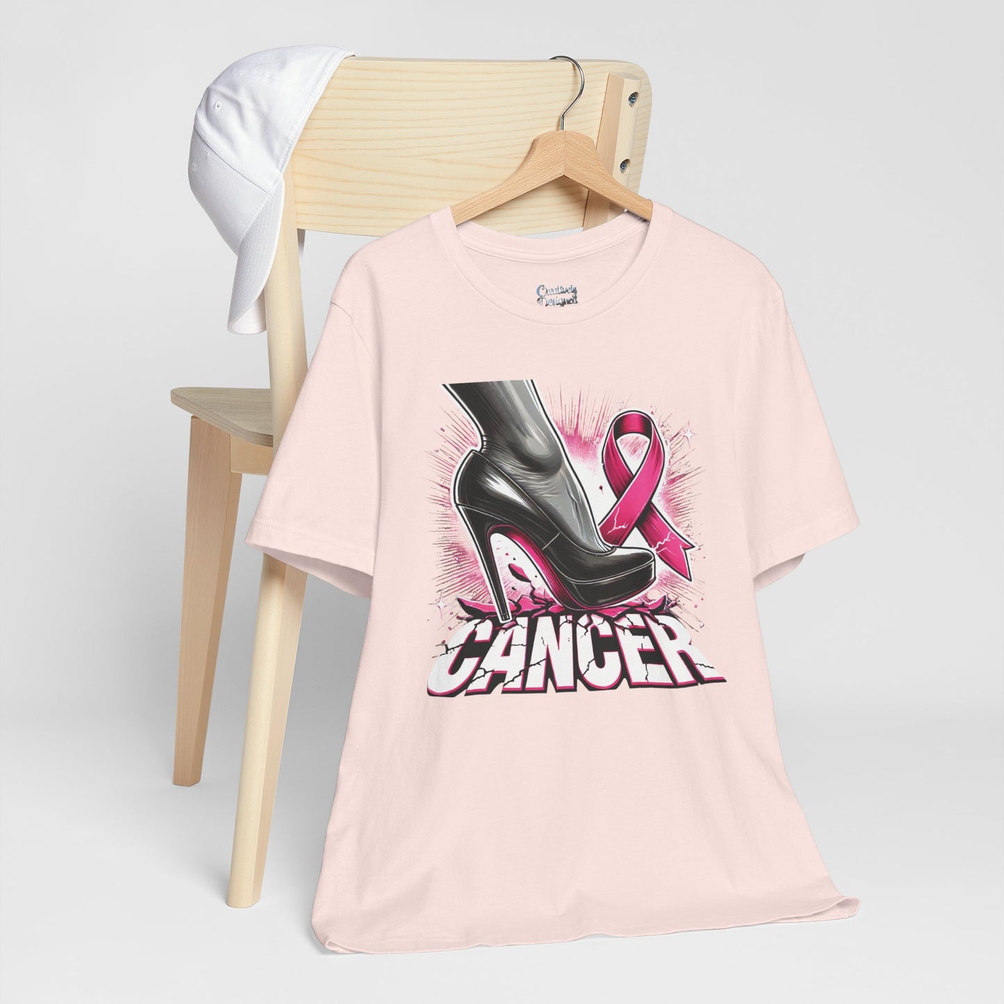 Stepping on Cancer - Unisex Jersey Short Sleeve Tee