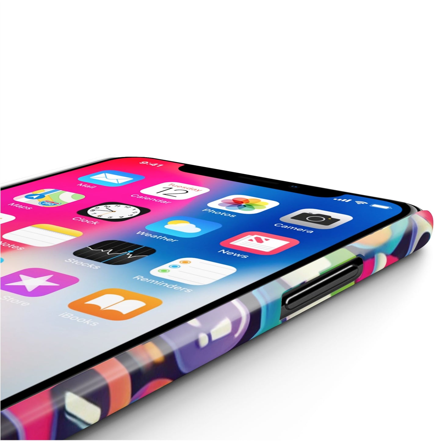 "Text Bubbles" - Slim Phone Cases - Creatively Designed Shop