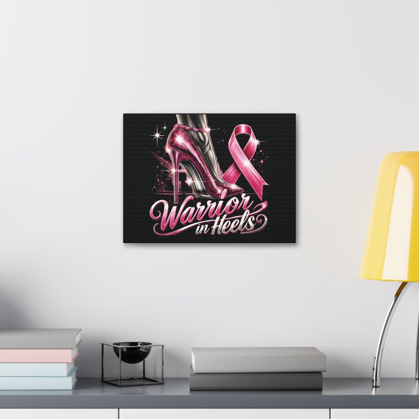 Pink Warrior Heels - Canvas Art