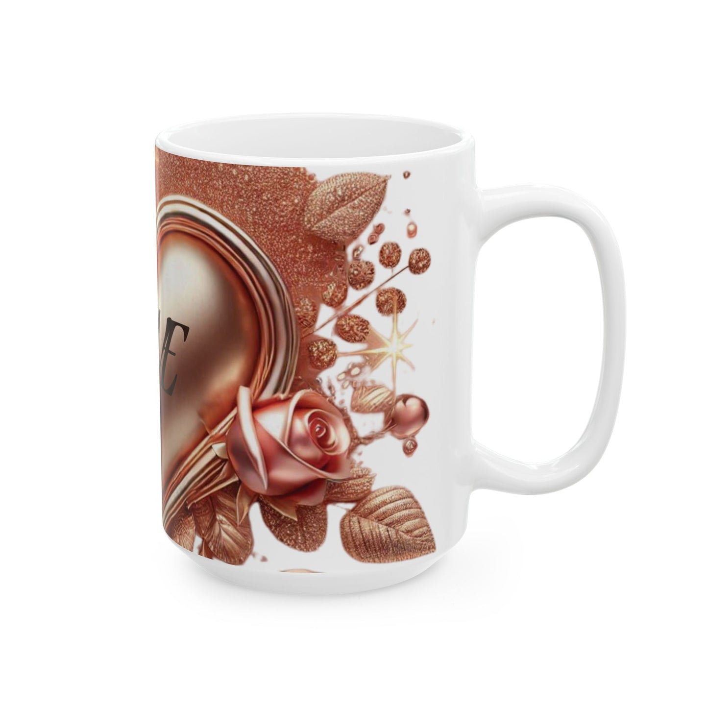 Love Rosegold - Ceramic Mug (11oz & 15oz) - Creatively Designed Shop