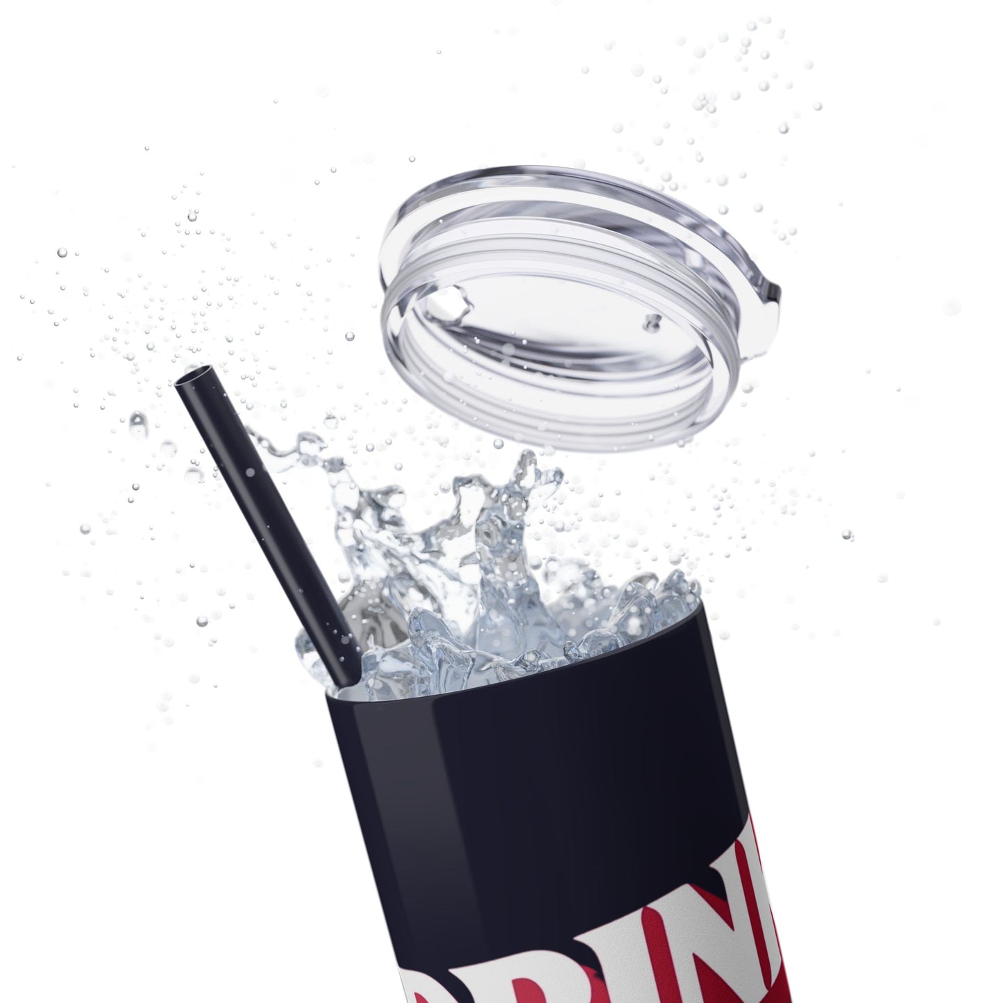 Drink Like A Boss - Skinny Tumbler with Straw, 20oz - Creatively Designed Shop