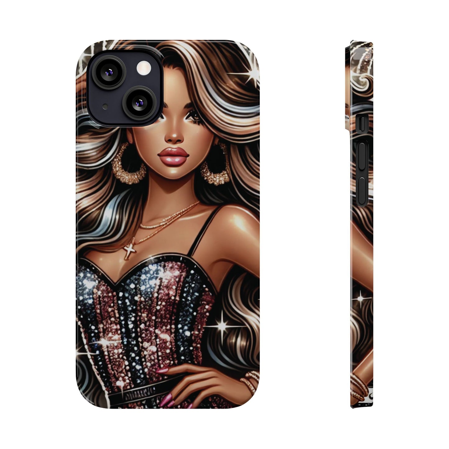 "Beautiful" - Slim Phone Cases - Creatively Designed Shop